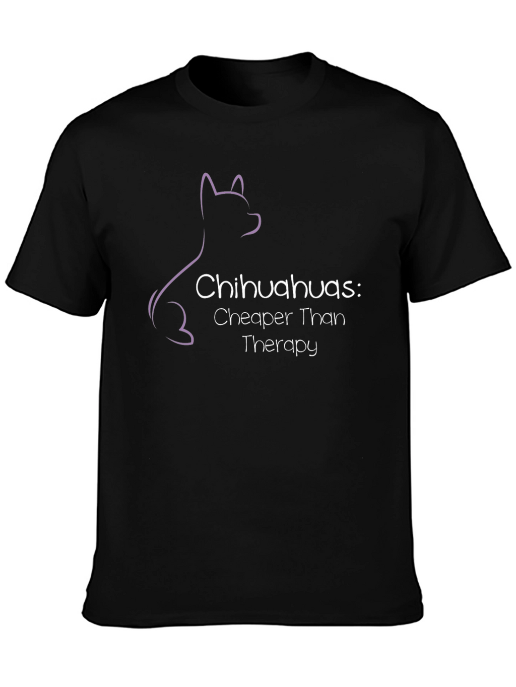 Chihuahua Therapy T-Shirt - Funny Dog Lover Tee