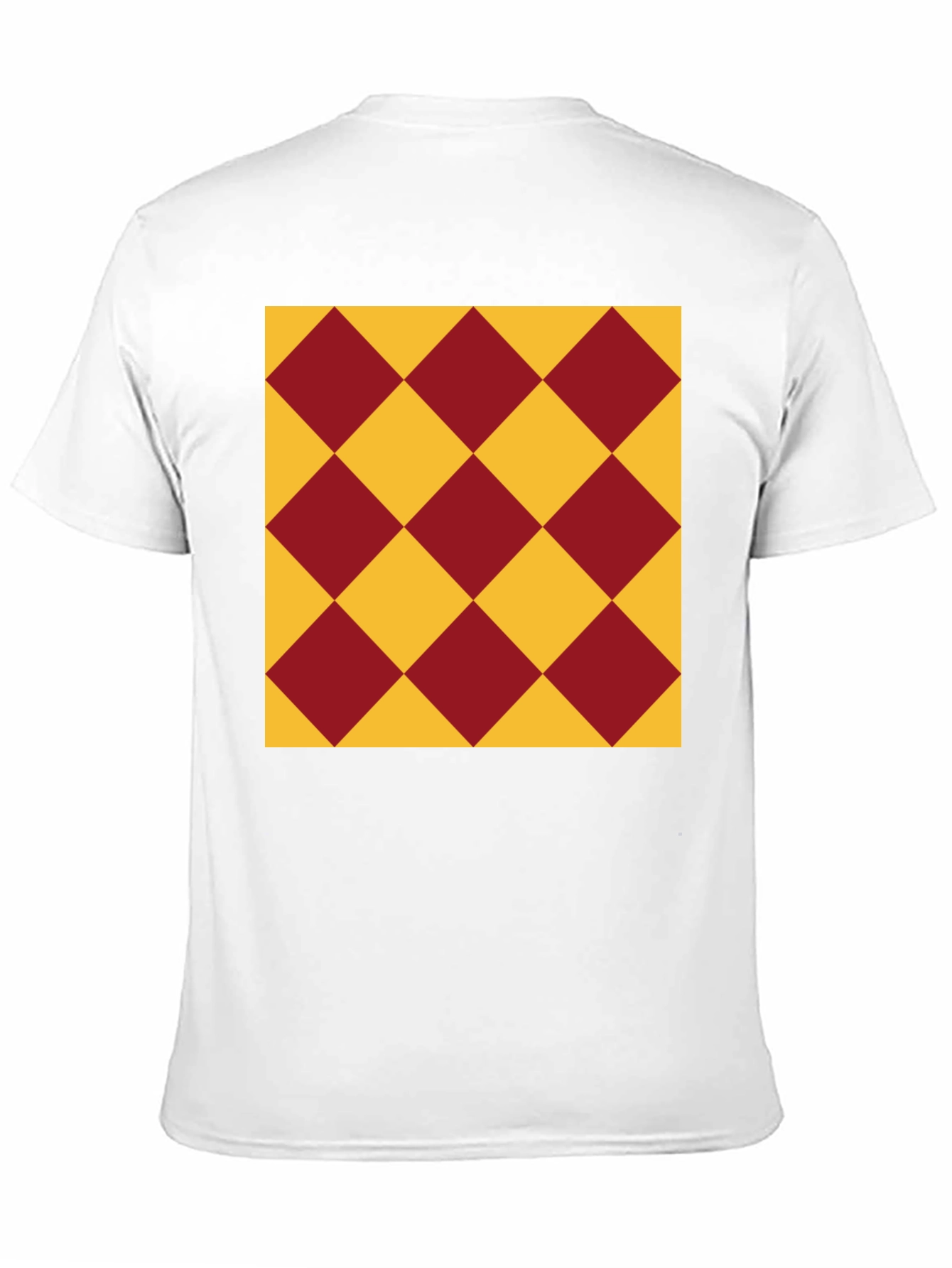 Diamond Pattern Tee - Stylish Casual Wear