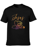 Jesus You Arrow Heart T-Shirt Graphic Tee