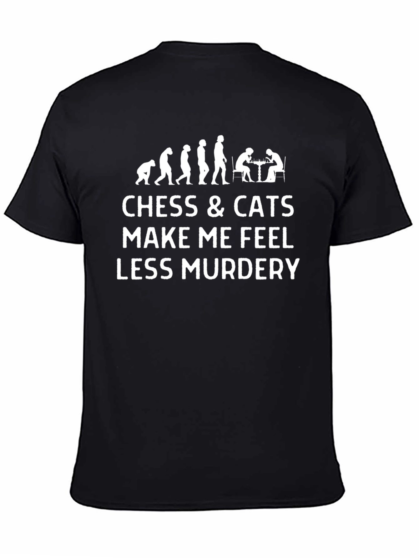 Chess & Cats T-Shirt - Funny Sarcastic Tee
