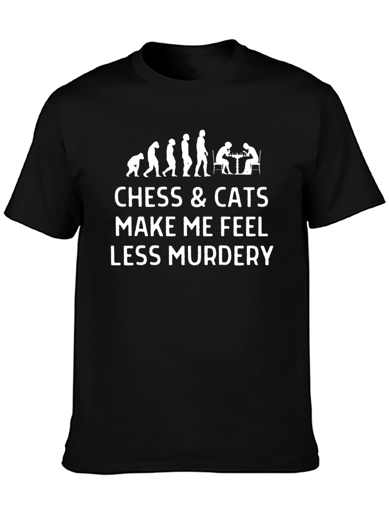 Chess & Cats T-Shirt - Funny Sarcastic Tee
