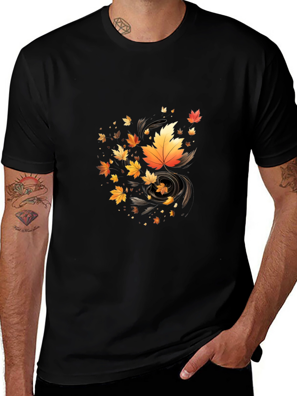 Autumn Leaves T-Shirt - Fall Graphic Tee