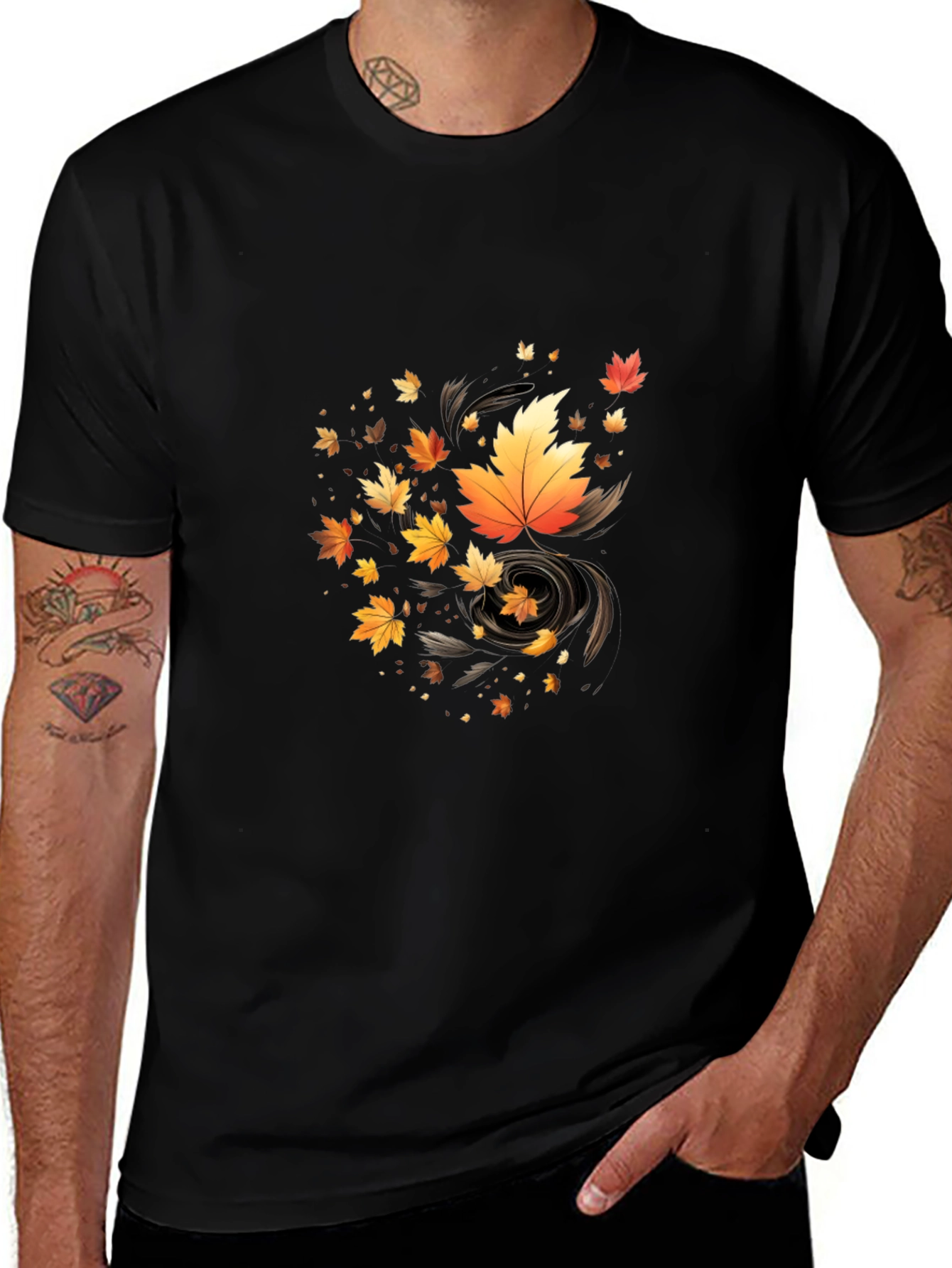 Autumn Leaves T-Shirt - Fall Graphic Tee