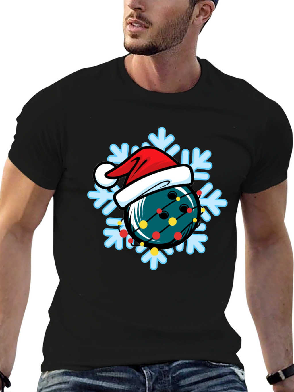 Festive Bowling Christmas T-Shirt