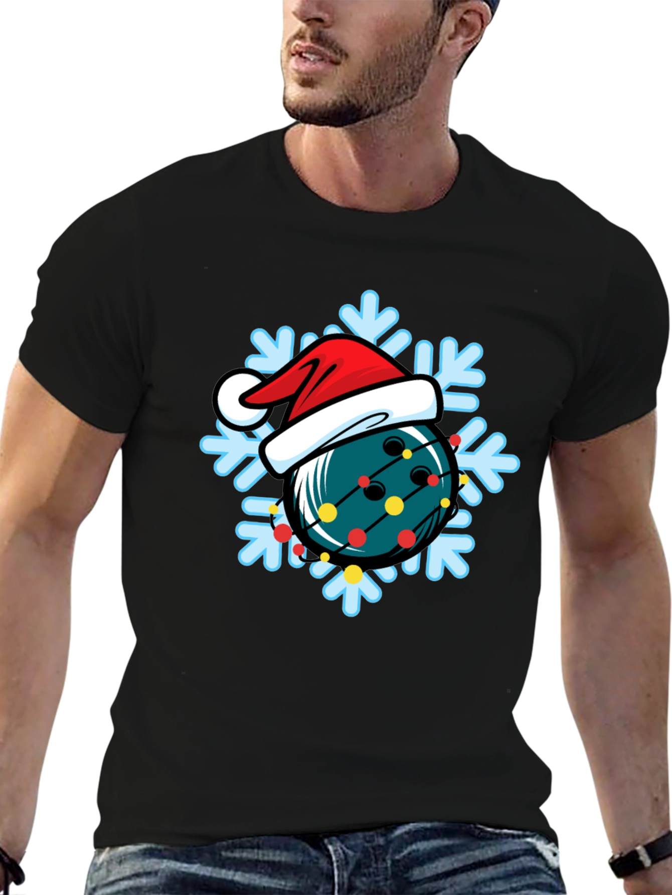 Festive Bowling Christmas T-Shirt