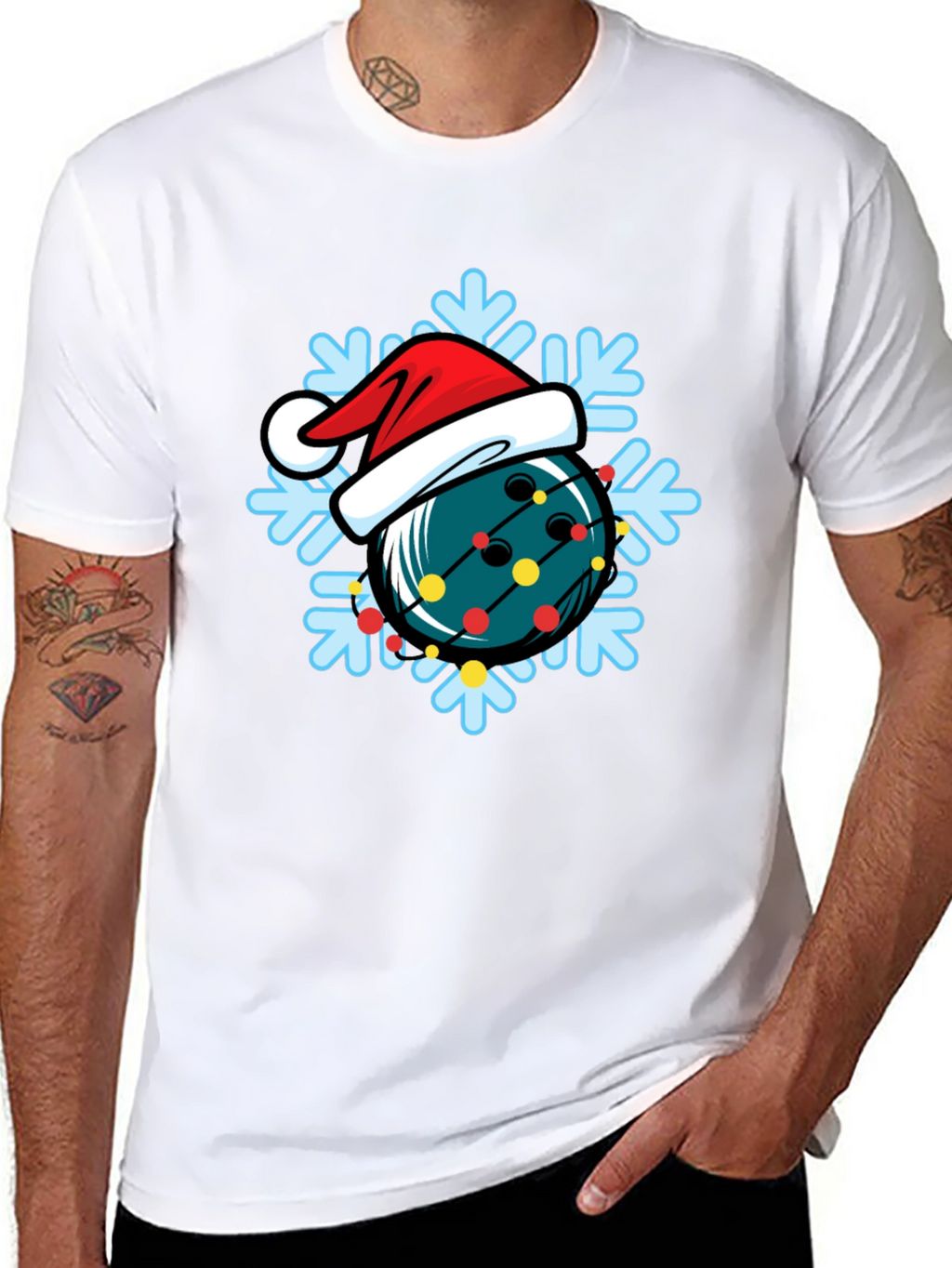 Festive Bowling Christmas T-Shirt