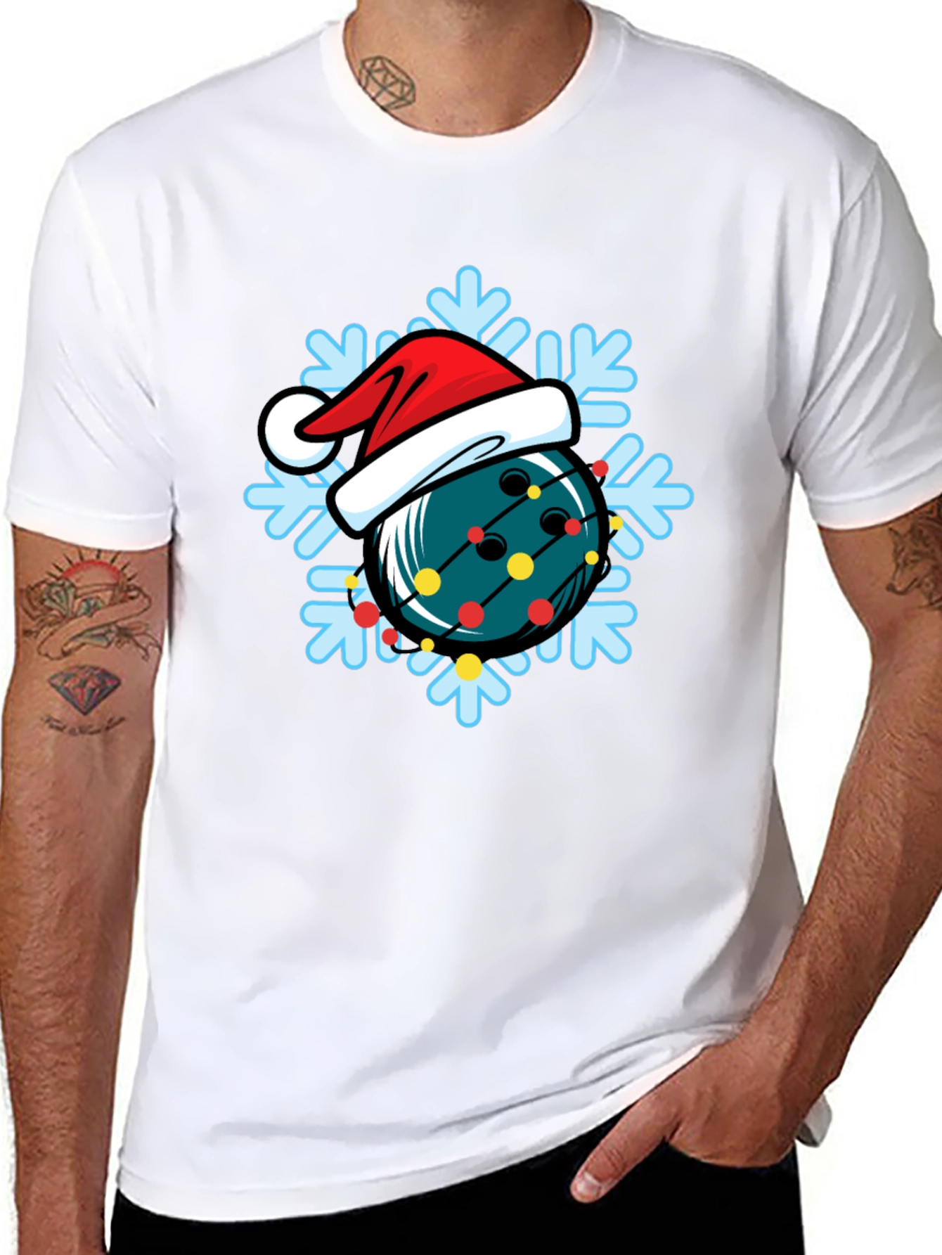 Festive Bowling Christmas T-Shirt