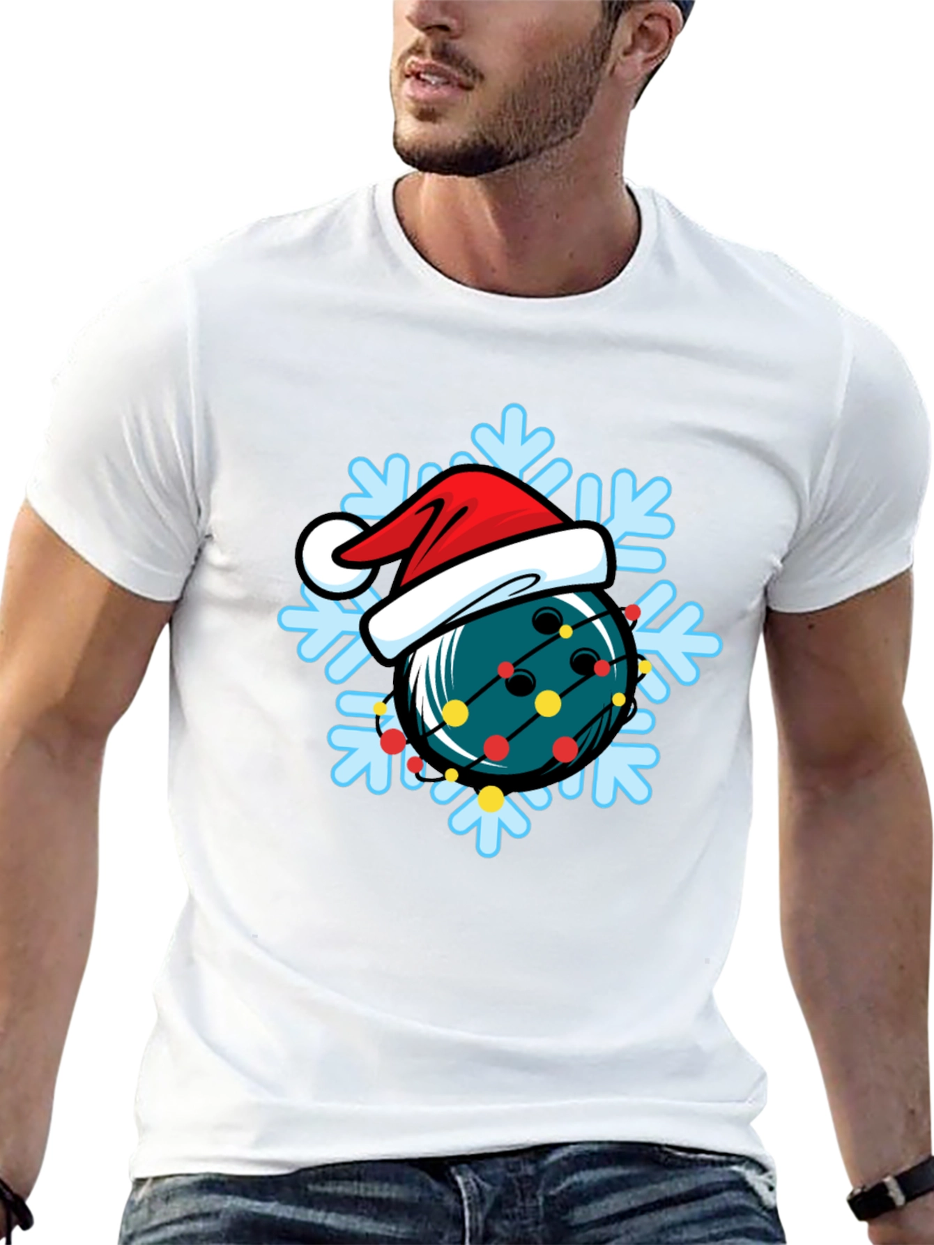 Festive Bowling Christmas T-Shirt