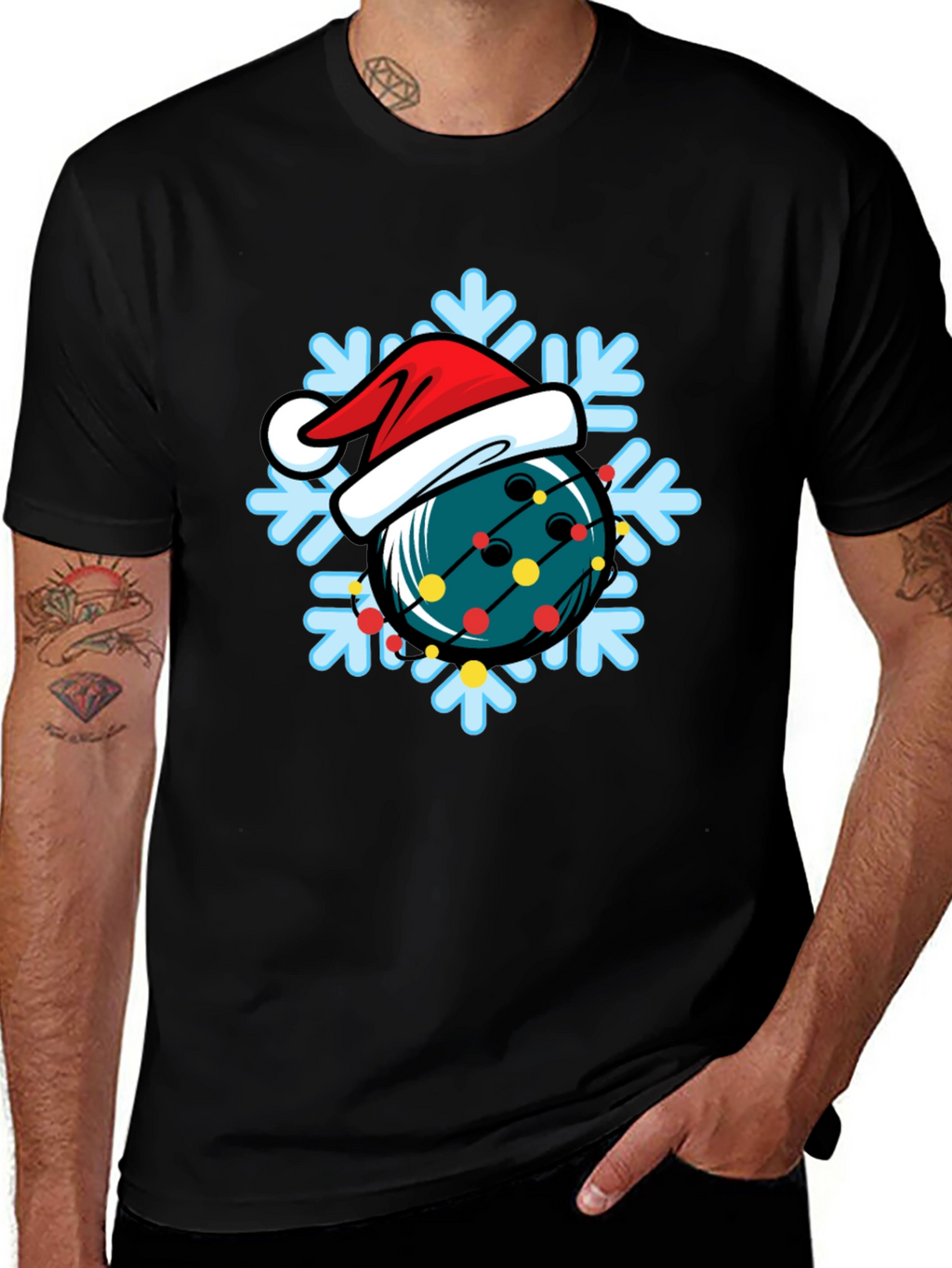 Festive Bowling Christmas T-Shirt