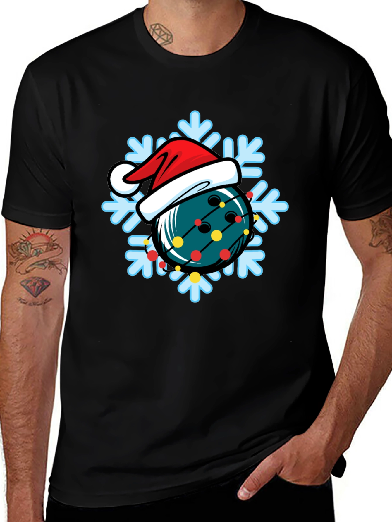 Festive Bowling Christmas T-Shirt