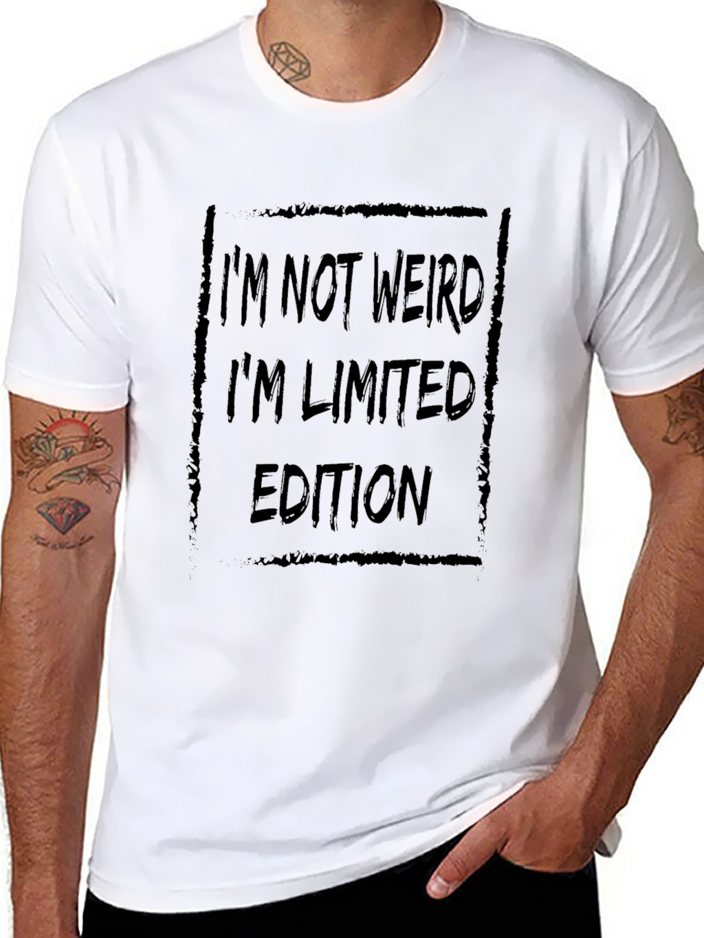 Im Not Weird Im Limited Edition Black T-Shirt