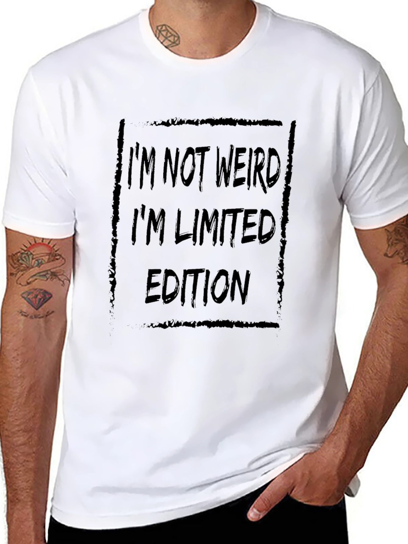 Im Not Weird Im Limited Edition Black T-Shirt