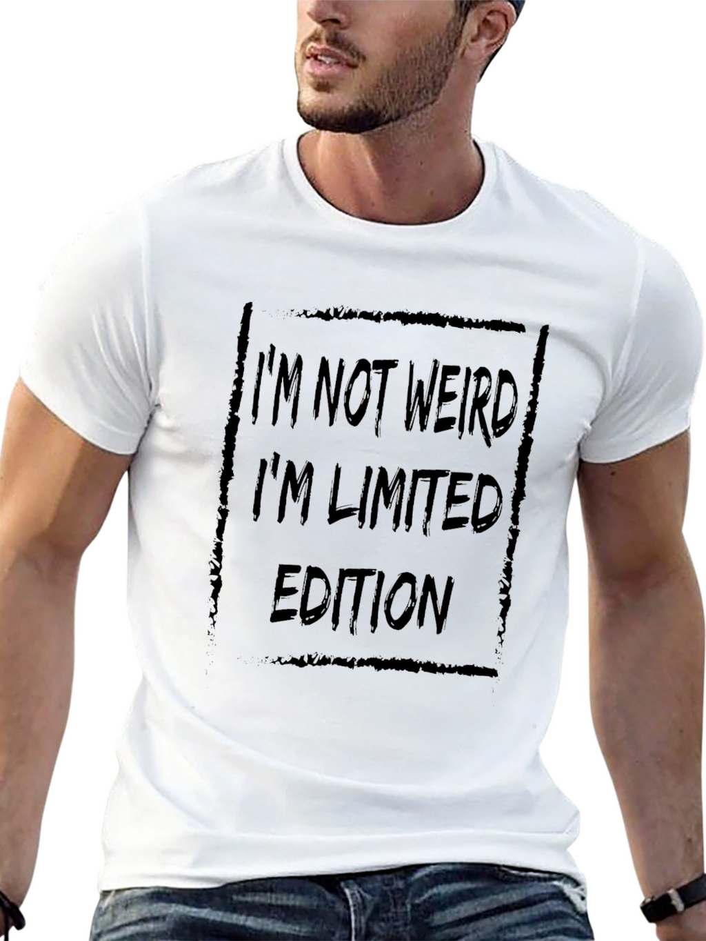 Im Not Weird Im Limited Edition Black T-Shirt