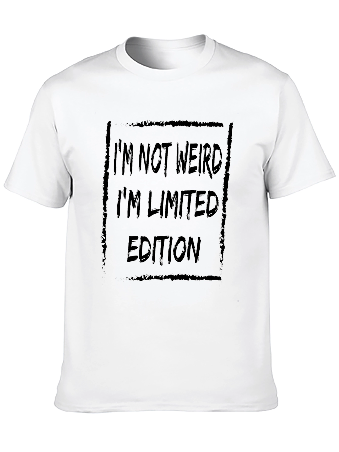 Im Not Weird Im Limited Edition Black T-Shirt