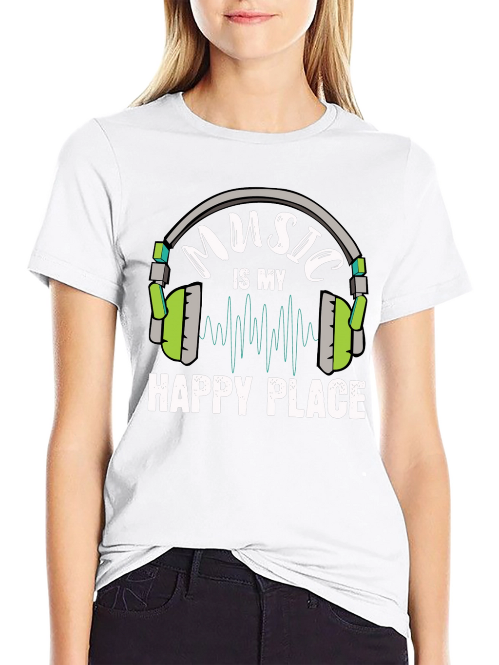 Music is My Happy Place T-Shirt