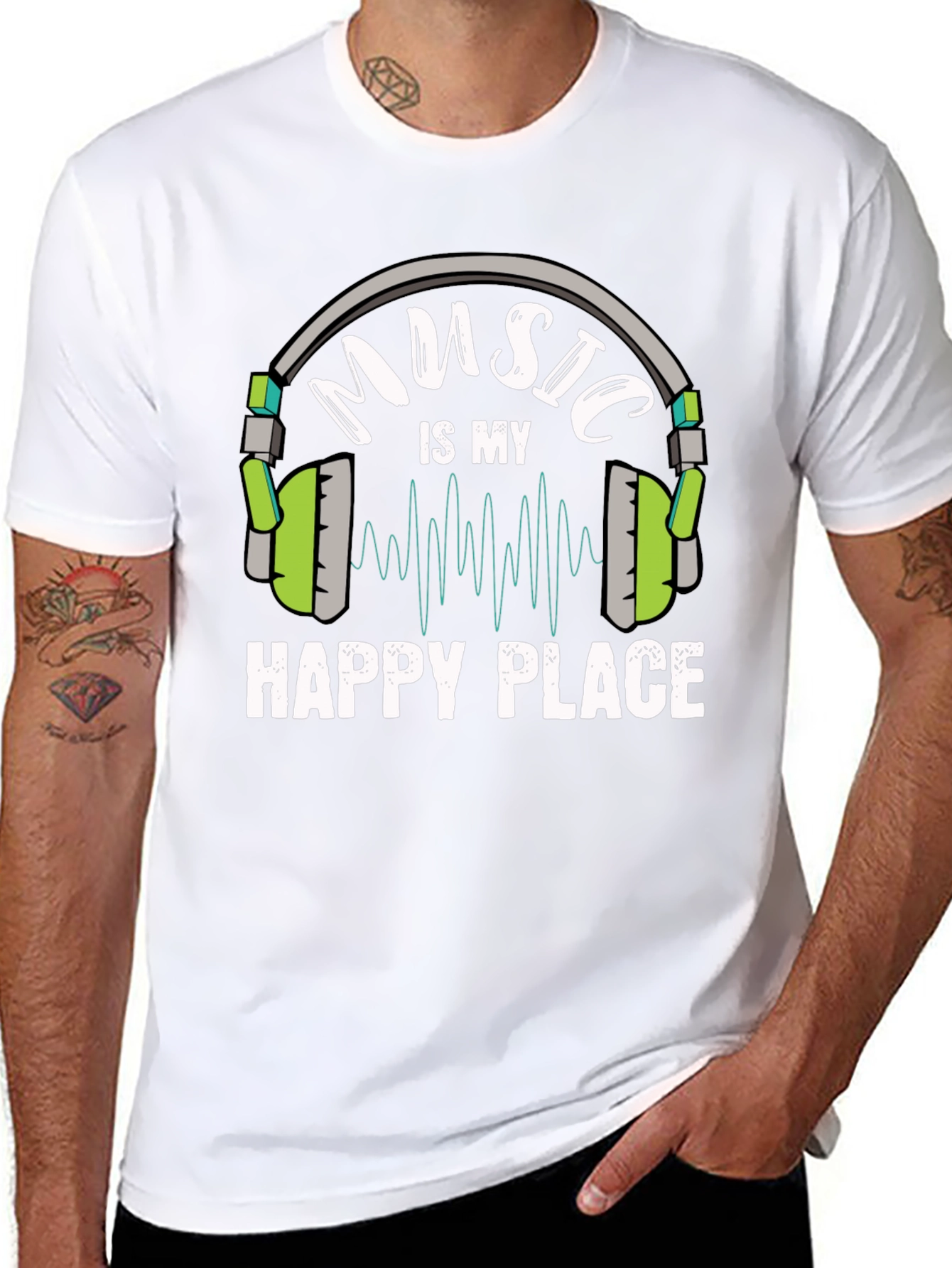 Music is My Happy Place T-Shirt