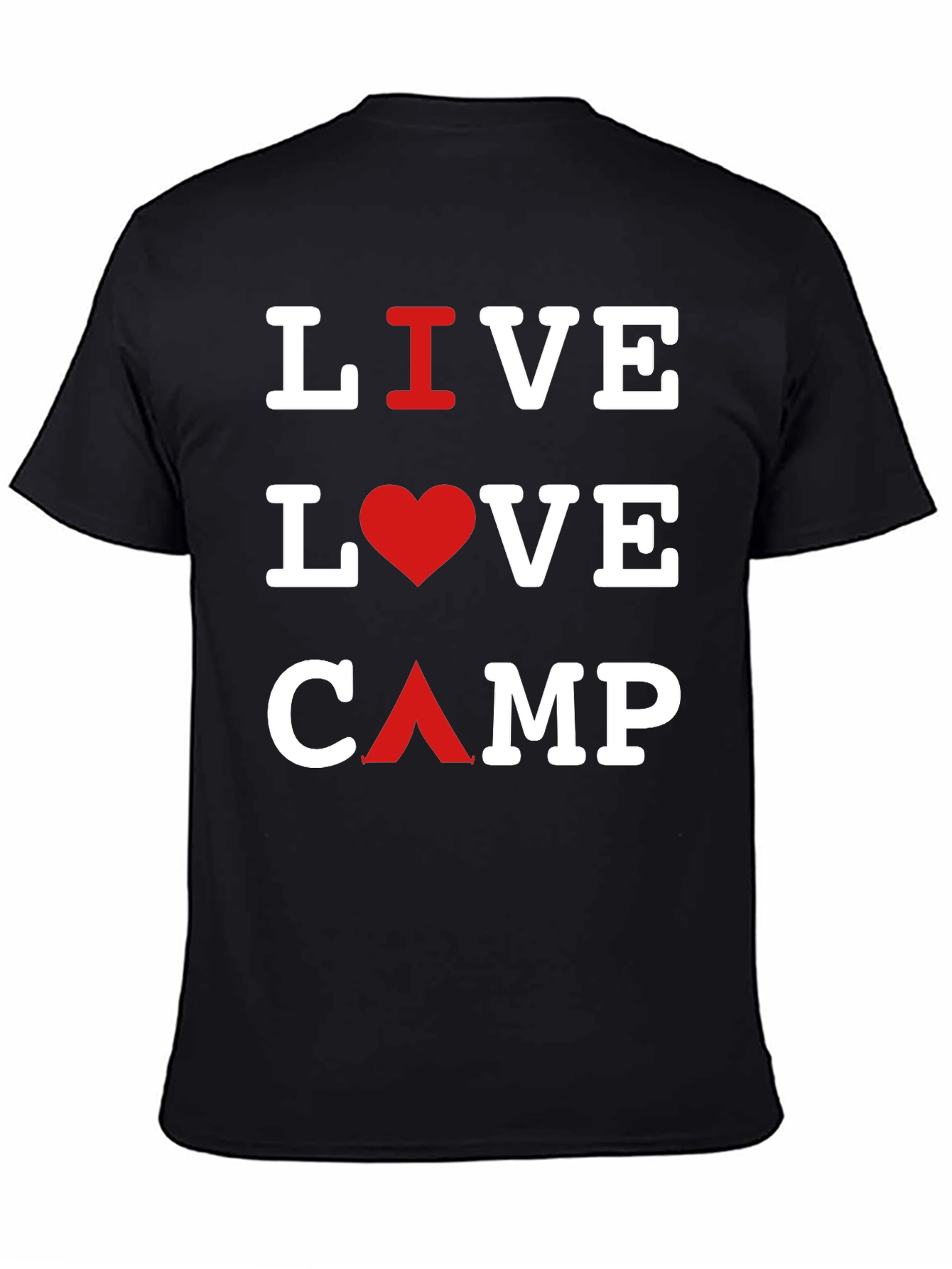 Live Love Camp Black T-Shirt
