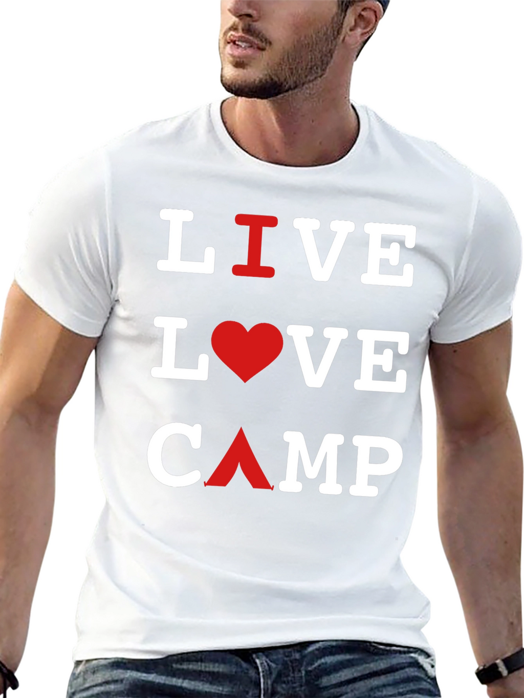 Live Love Camp Black T-Shirt
