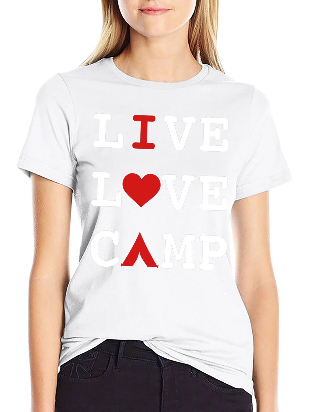 Live Love Camp Black T-Shirt