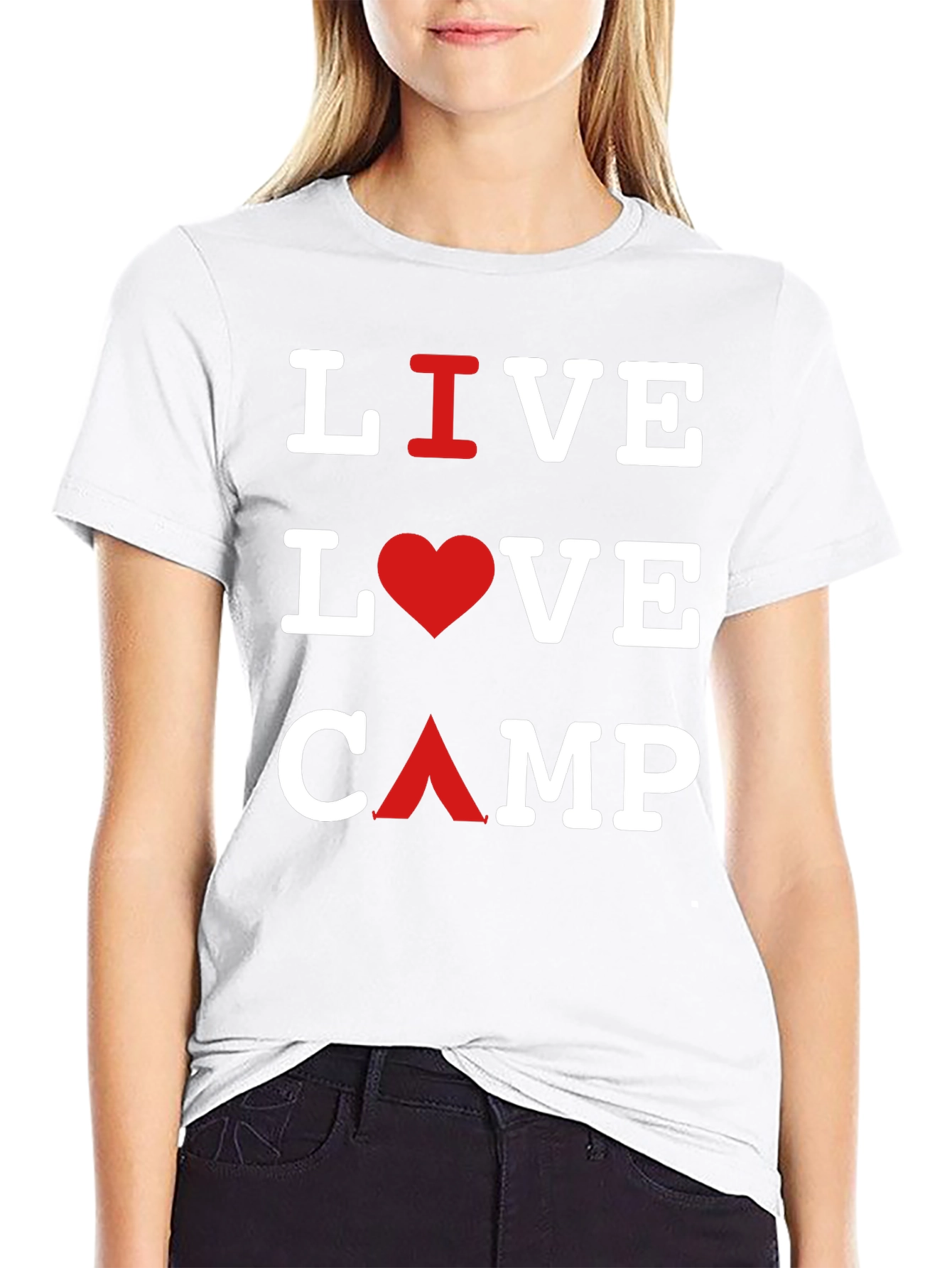 Live Love Camp Black T-Shirt