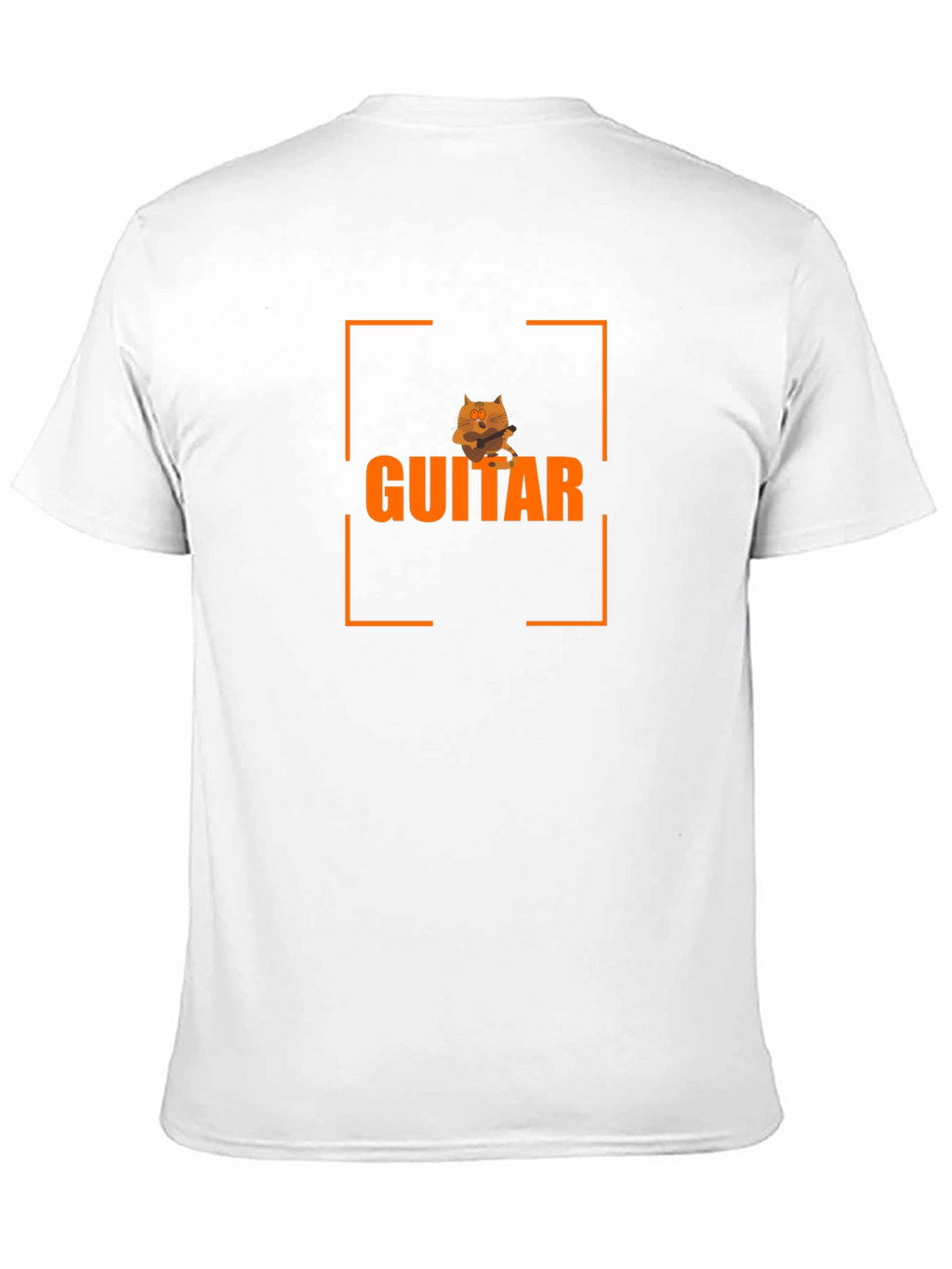 Guitar Cat Graphic T-Shirt