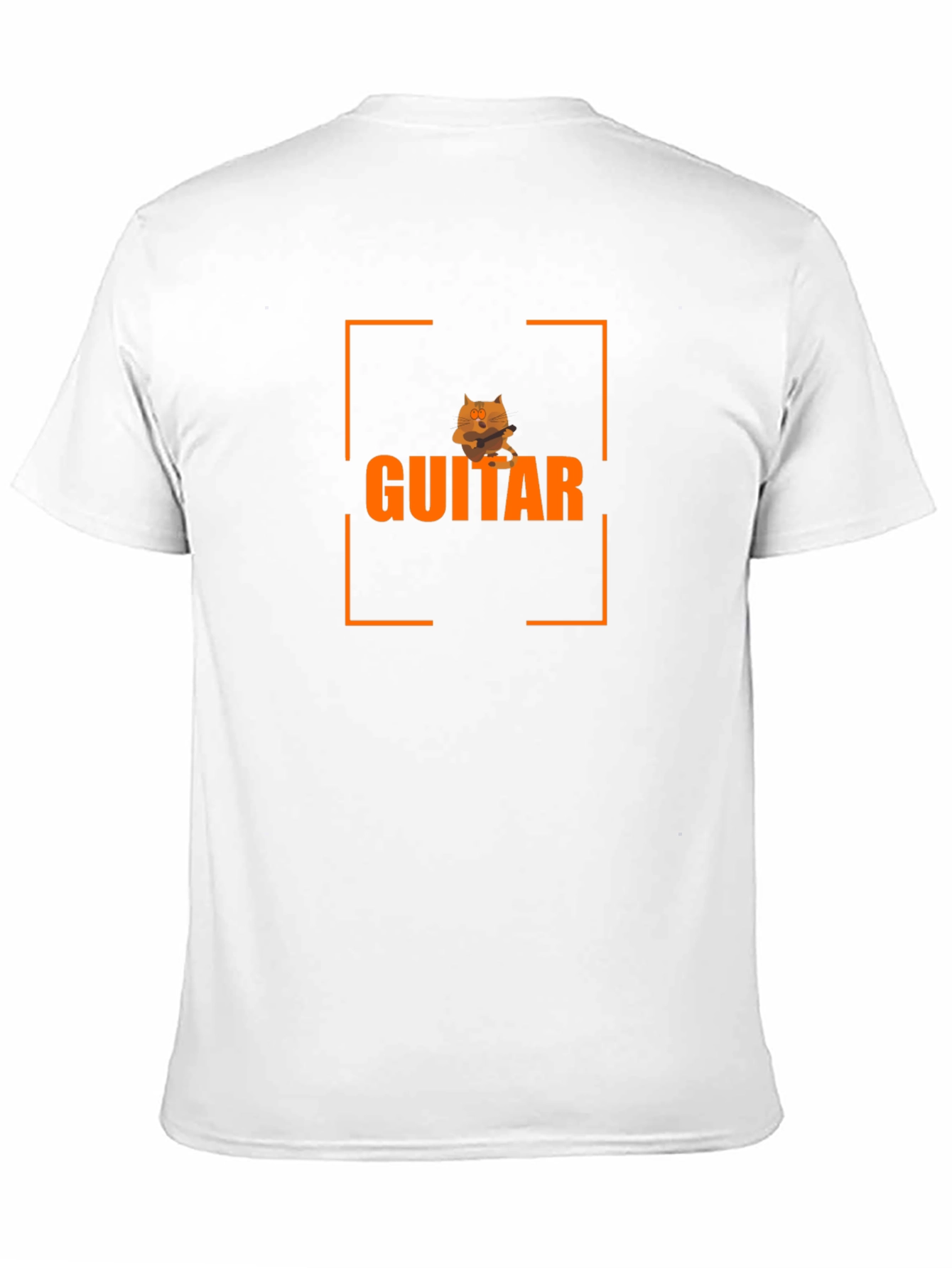 Guitar Cat Graphic T-Shirt