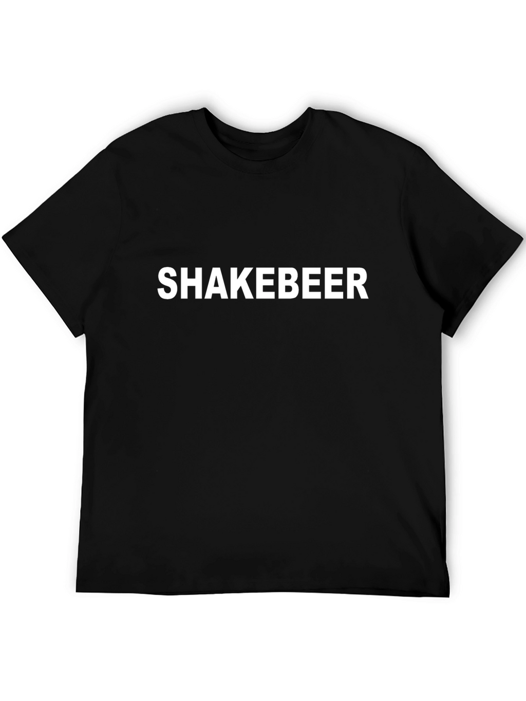 Shakebeer Graphic T-Shirt - Black Casual Tee
