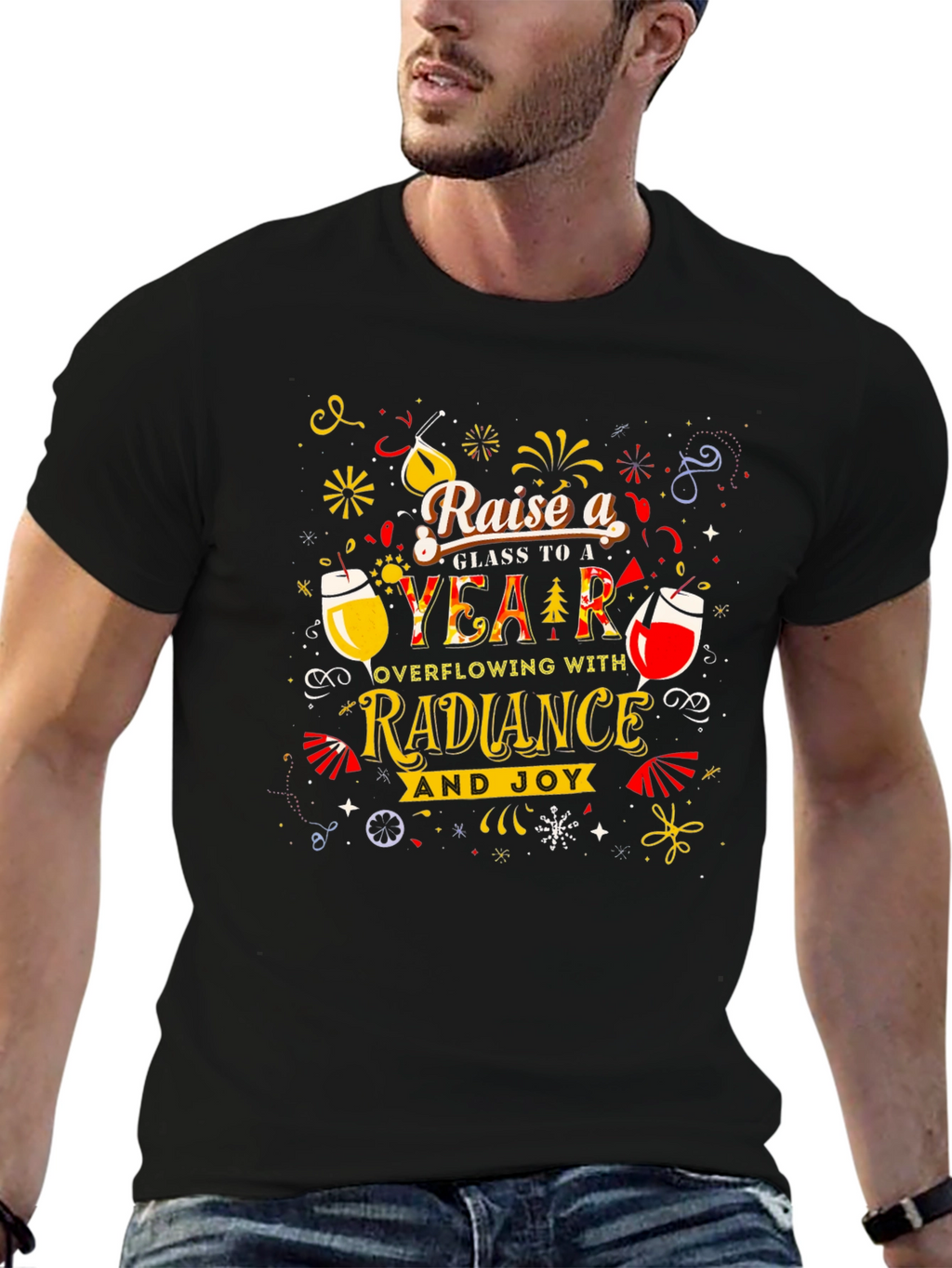 Raise a Glass New Year T-Shirt