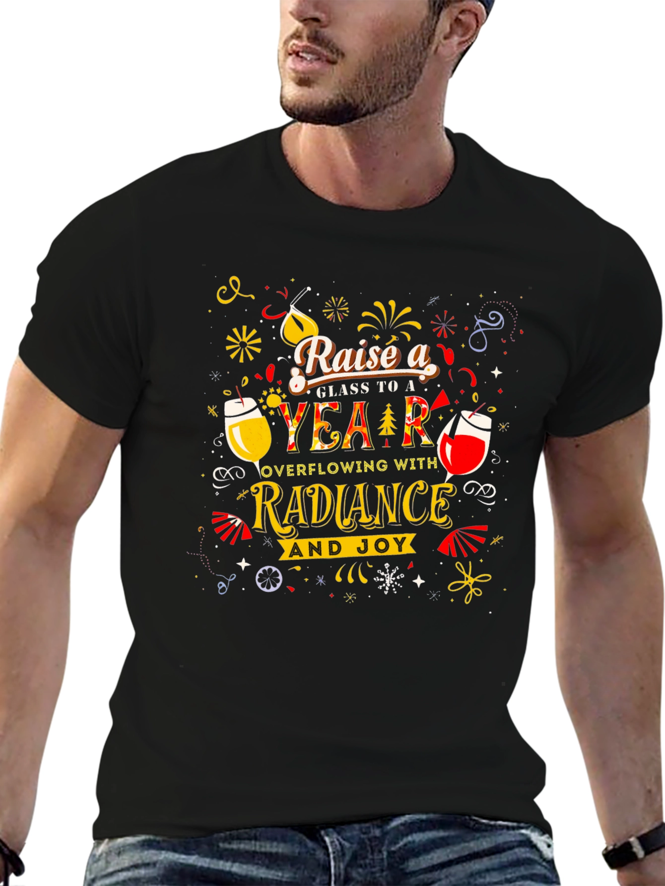 Raise a Glass New Year T-Shirt