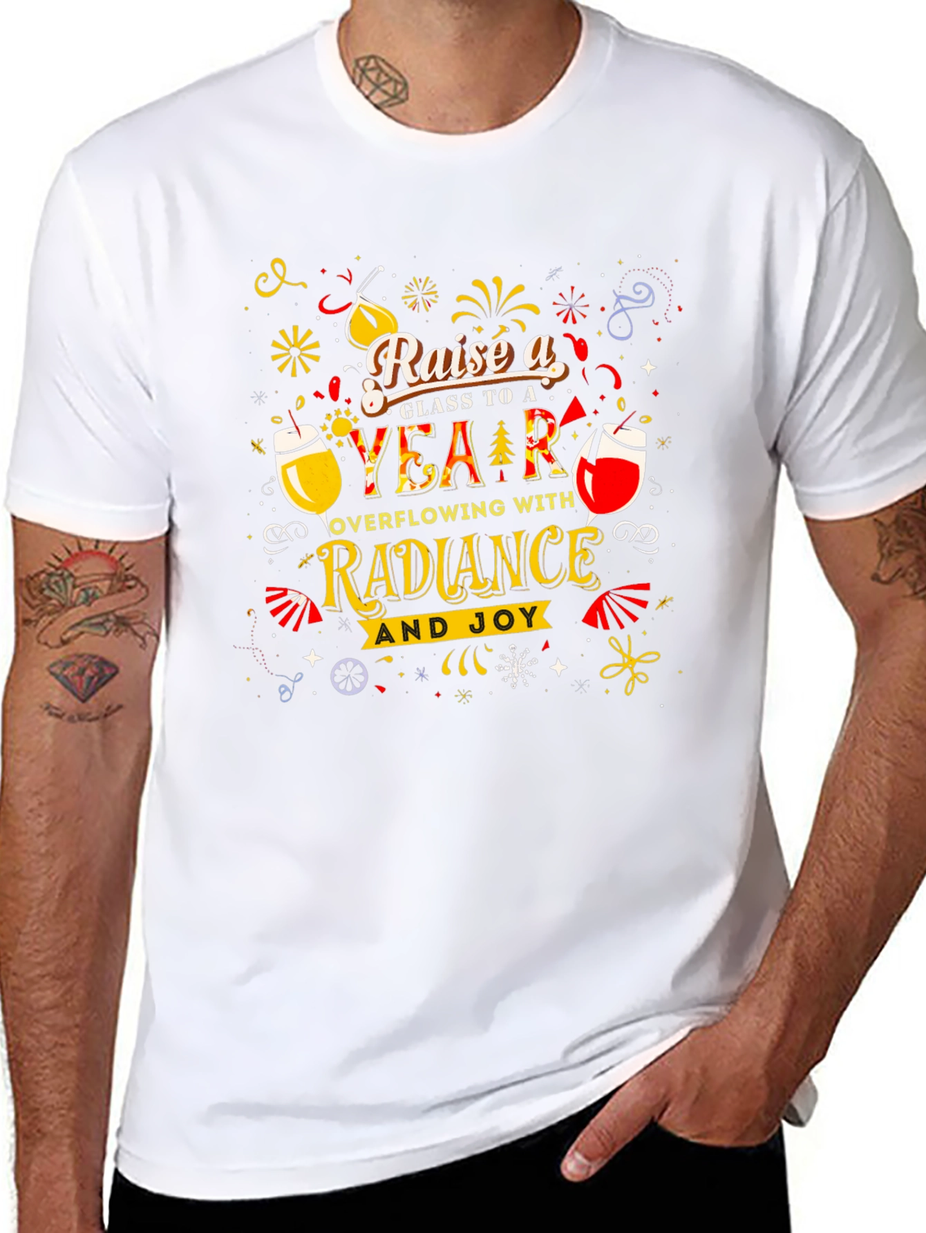 Raise a Glass New Year T-Shirt