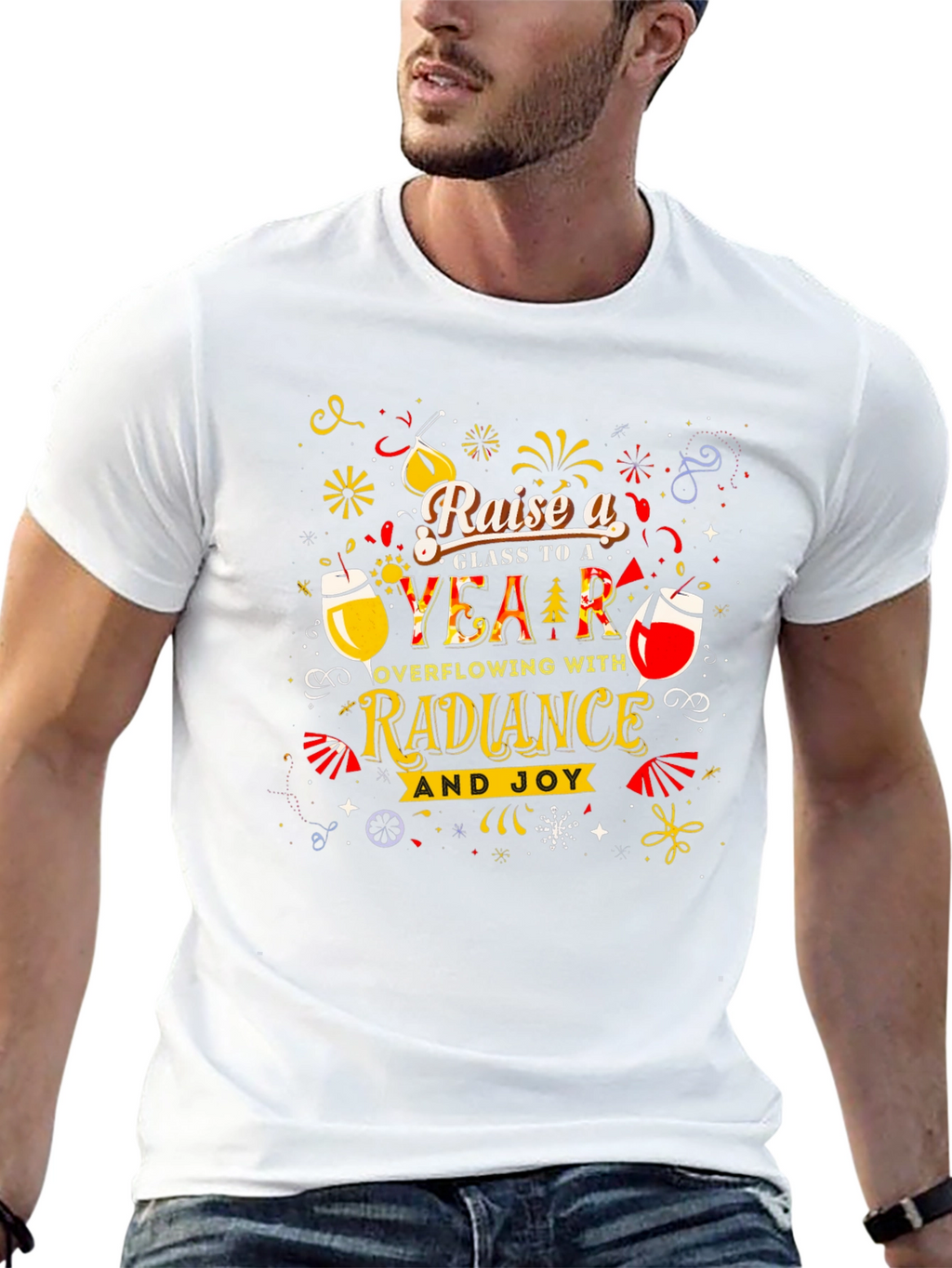 Raise a Glass New Year T-Shirt