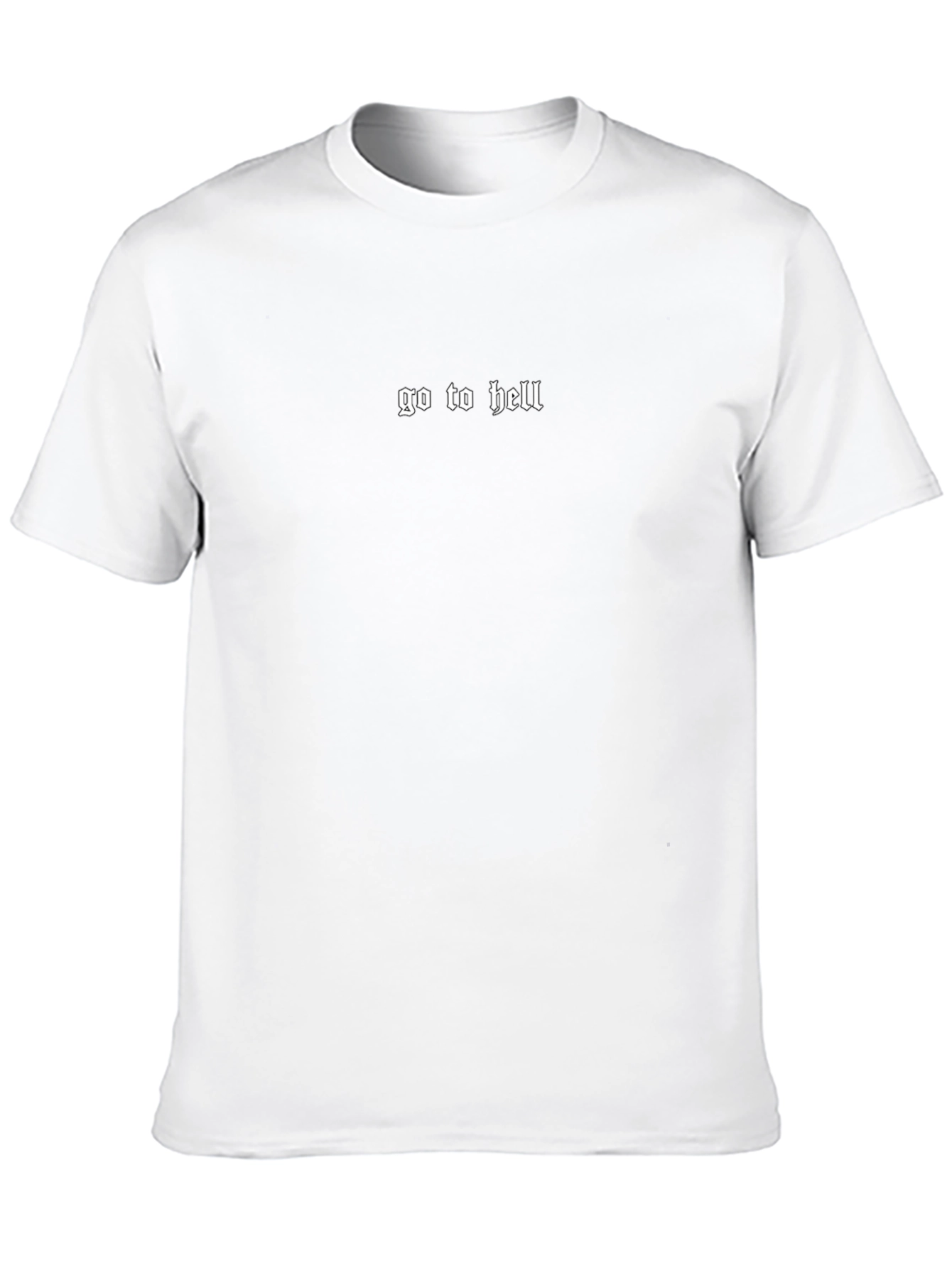 Go to Hell Black Graphic Tee