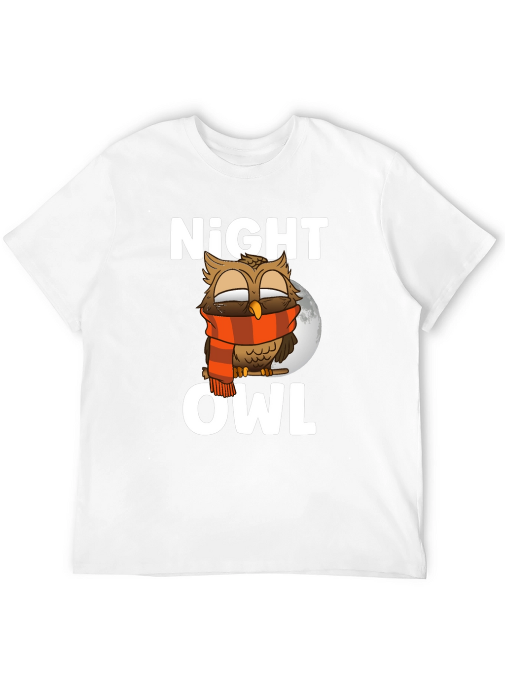 Night Owl Graphic Tee - Unique Owl Design