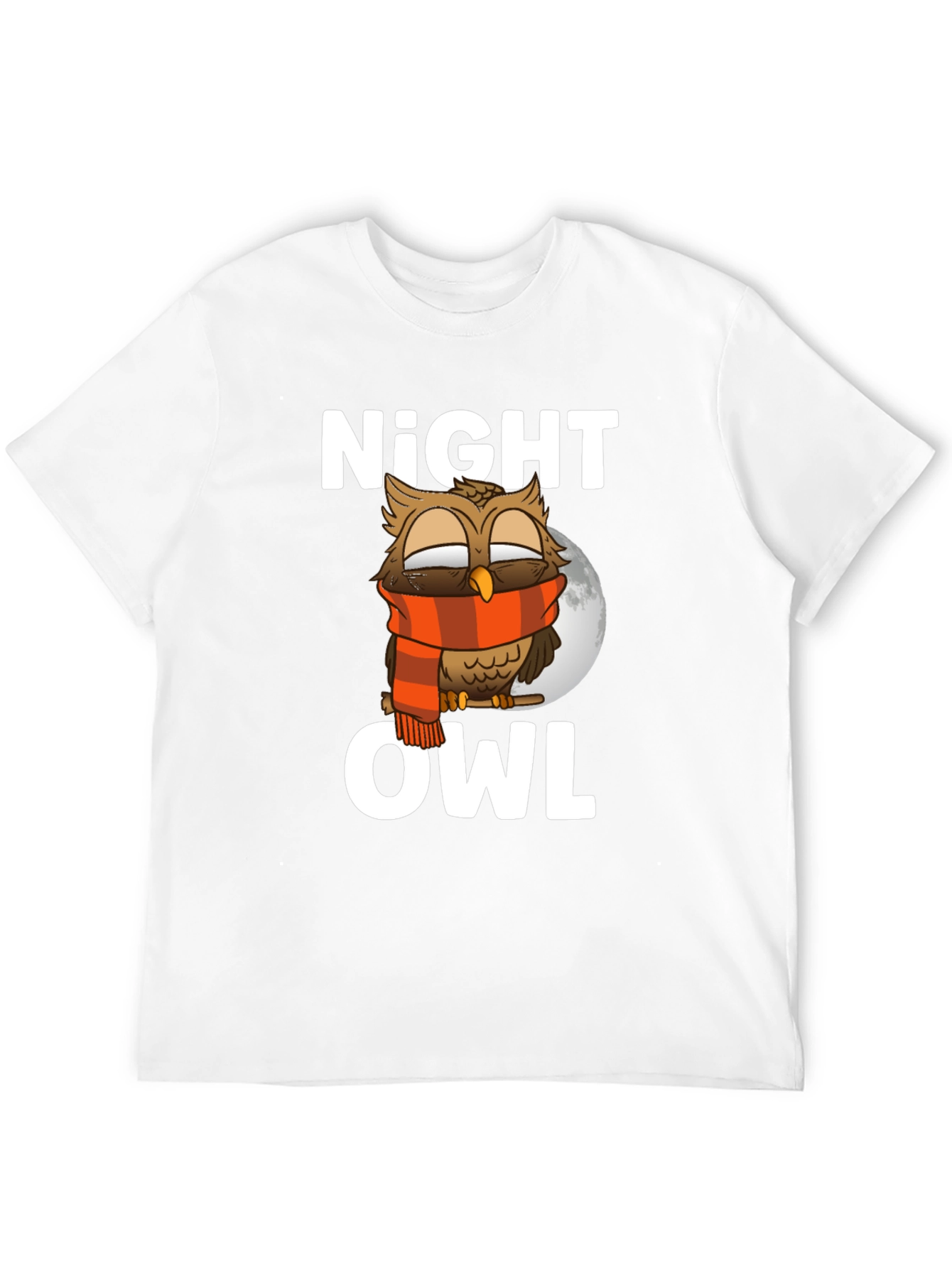 Night Owl Graphic Tee - Unique Owl Design