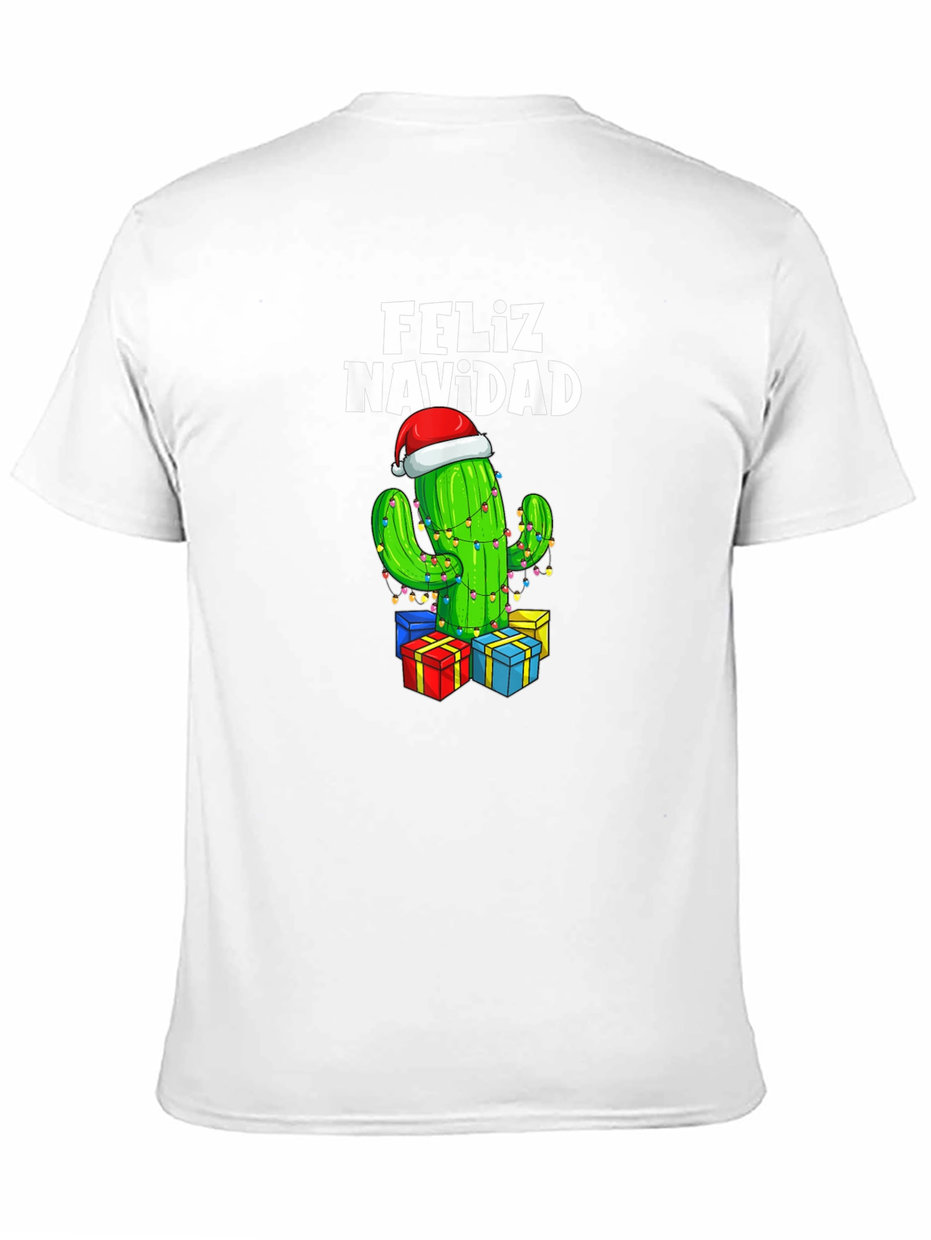 Feliz Navidad Cactus Christmas T-Shirt