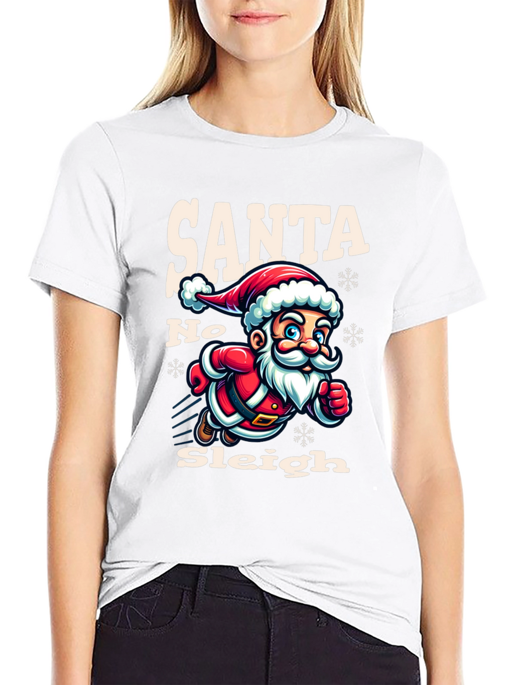 Santa No Sleigh Graphic T-Shirt