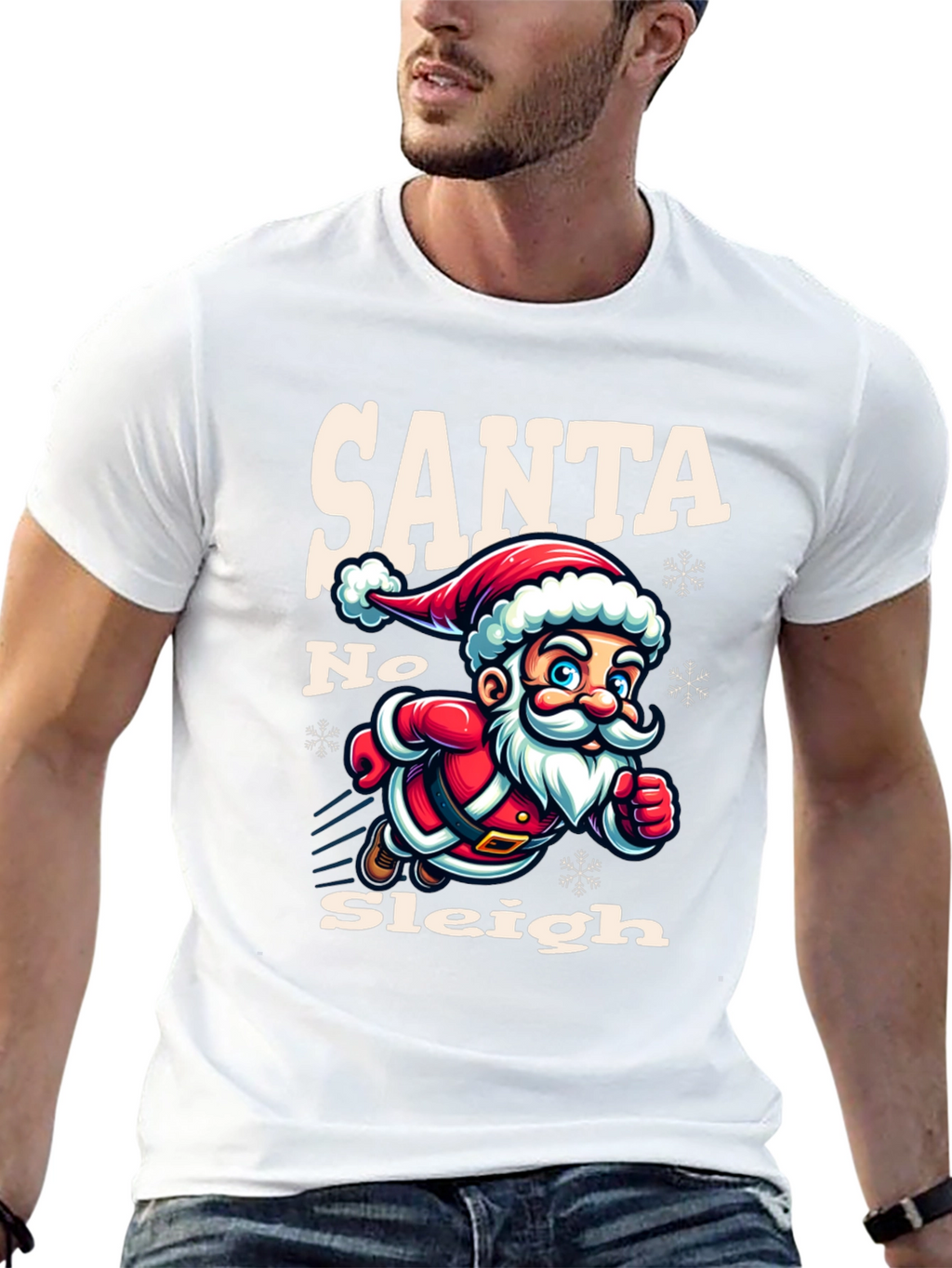 Santa No Sleigh Graphic T-Shirt