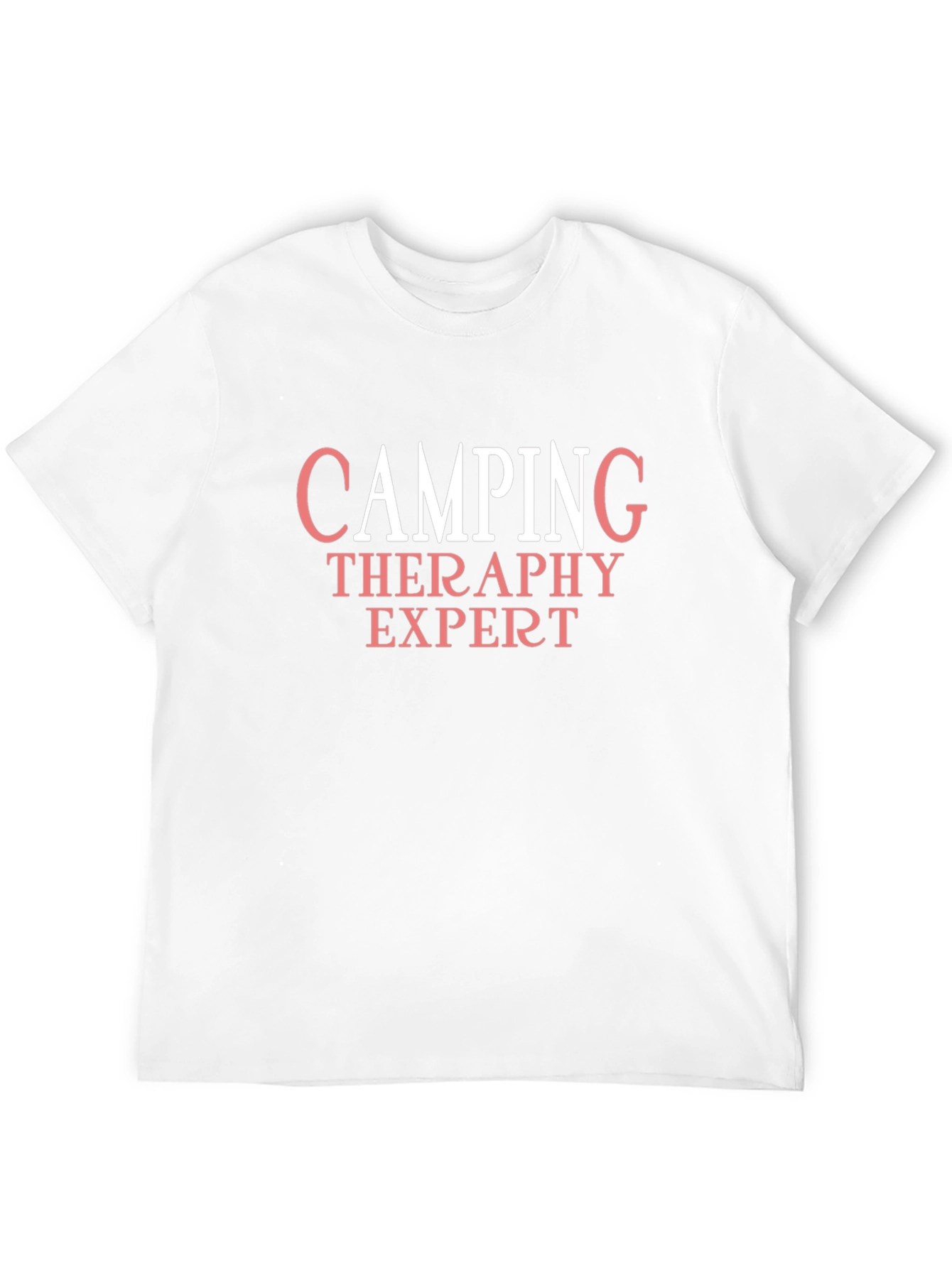 Camping Therapy Expert T-Shirt - Black
