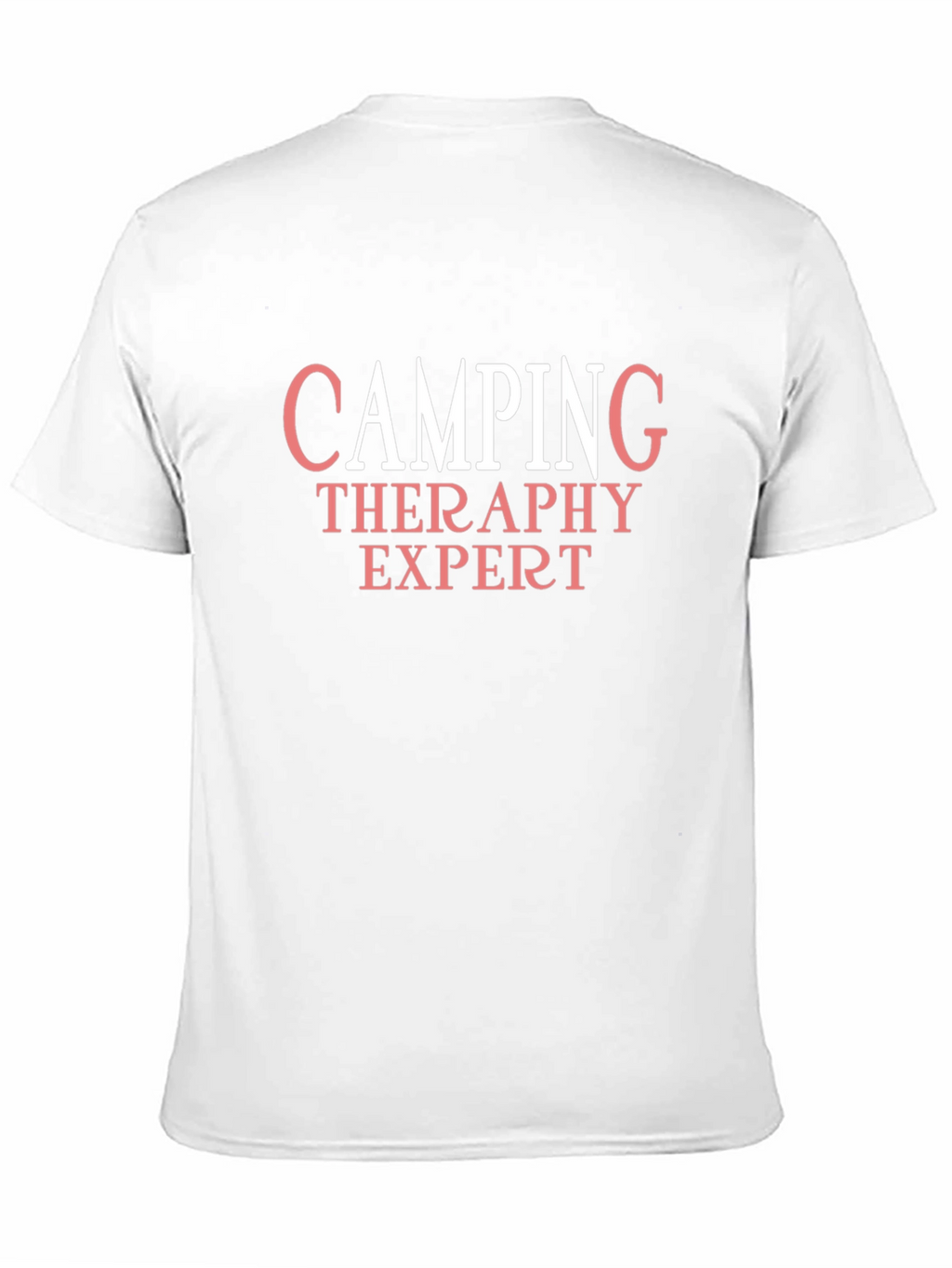 Camping Therapy Expert T-Shirt - Black