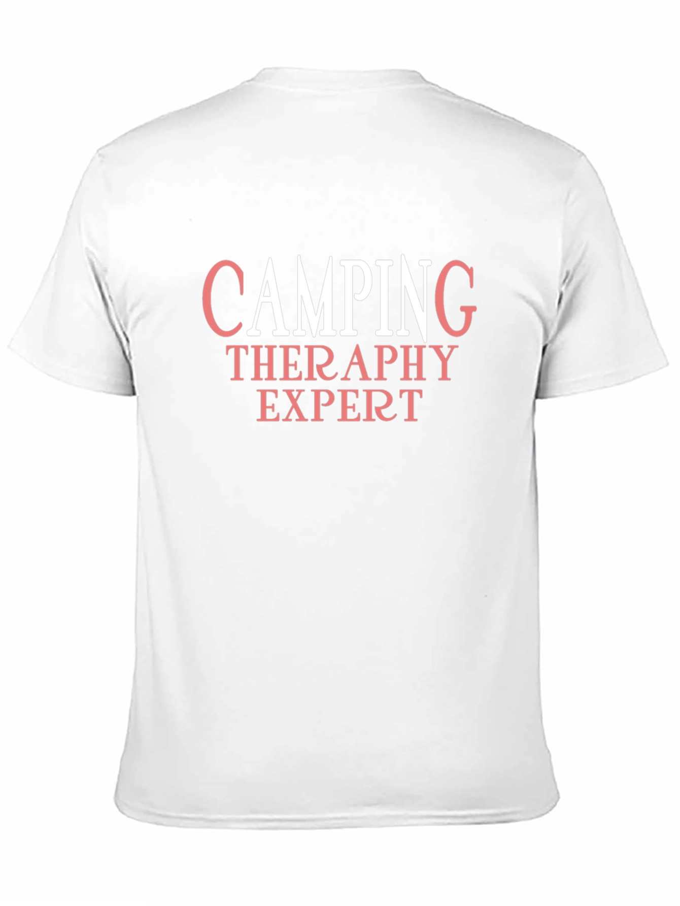 Camping Therapy Expert T-Shirt - Black