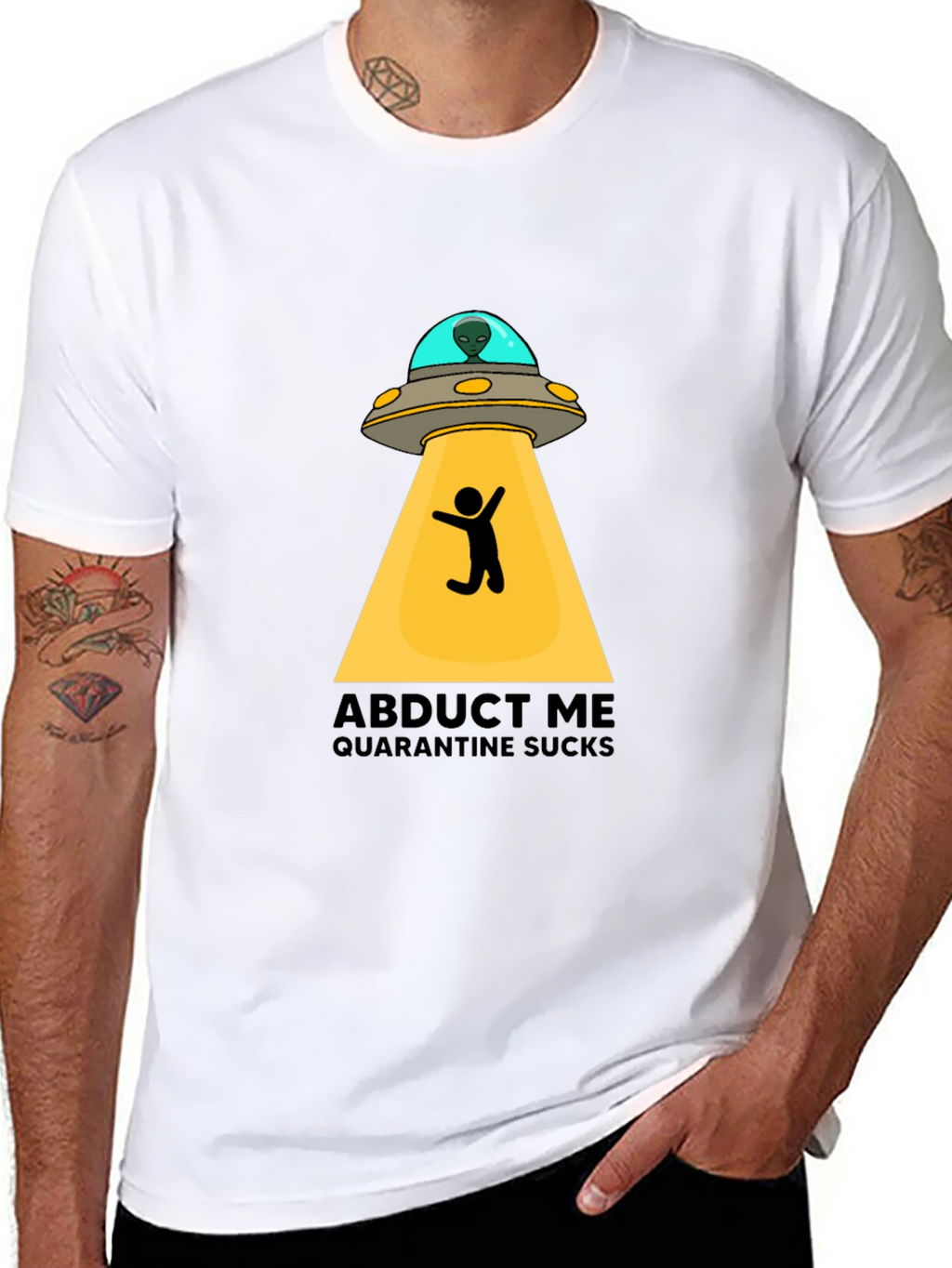 Abduct Me Quarantine Sucks T-Shirt