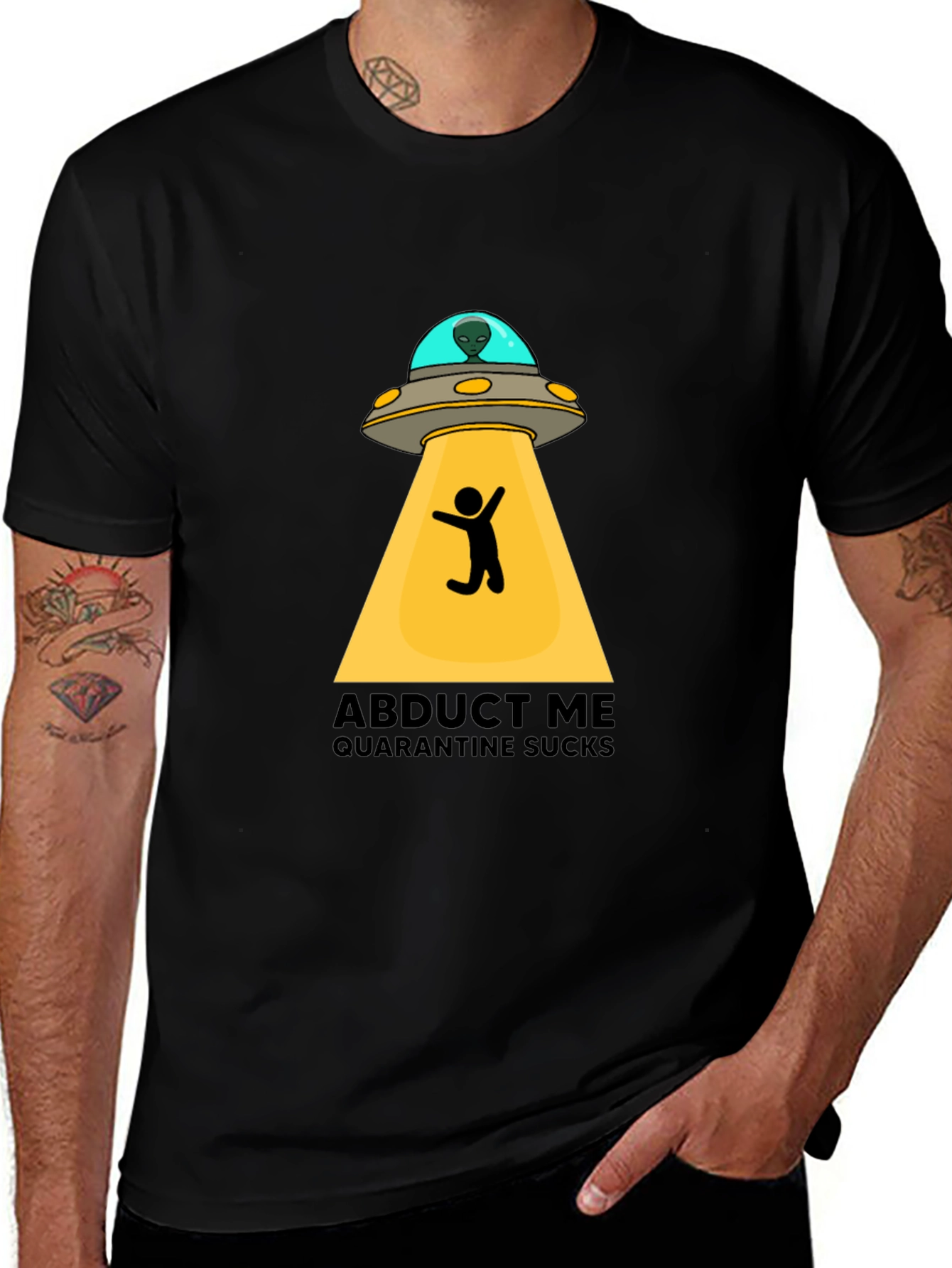 Abduct Me Quarantine Sucks T-Shirt