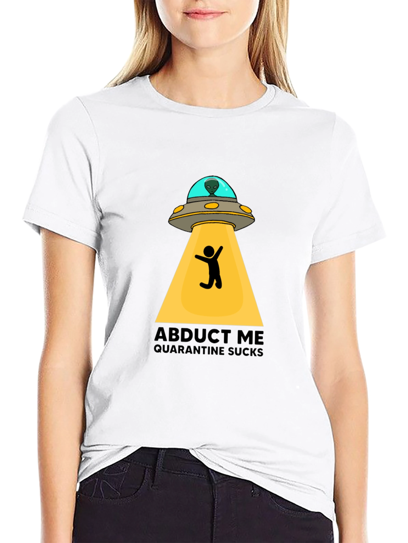 Abduct Me Quarantine Sucks T-Shirt
