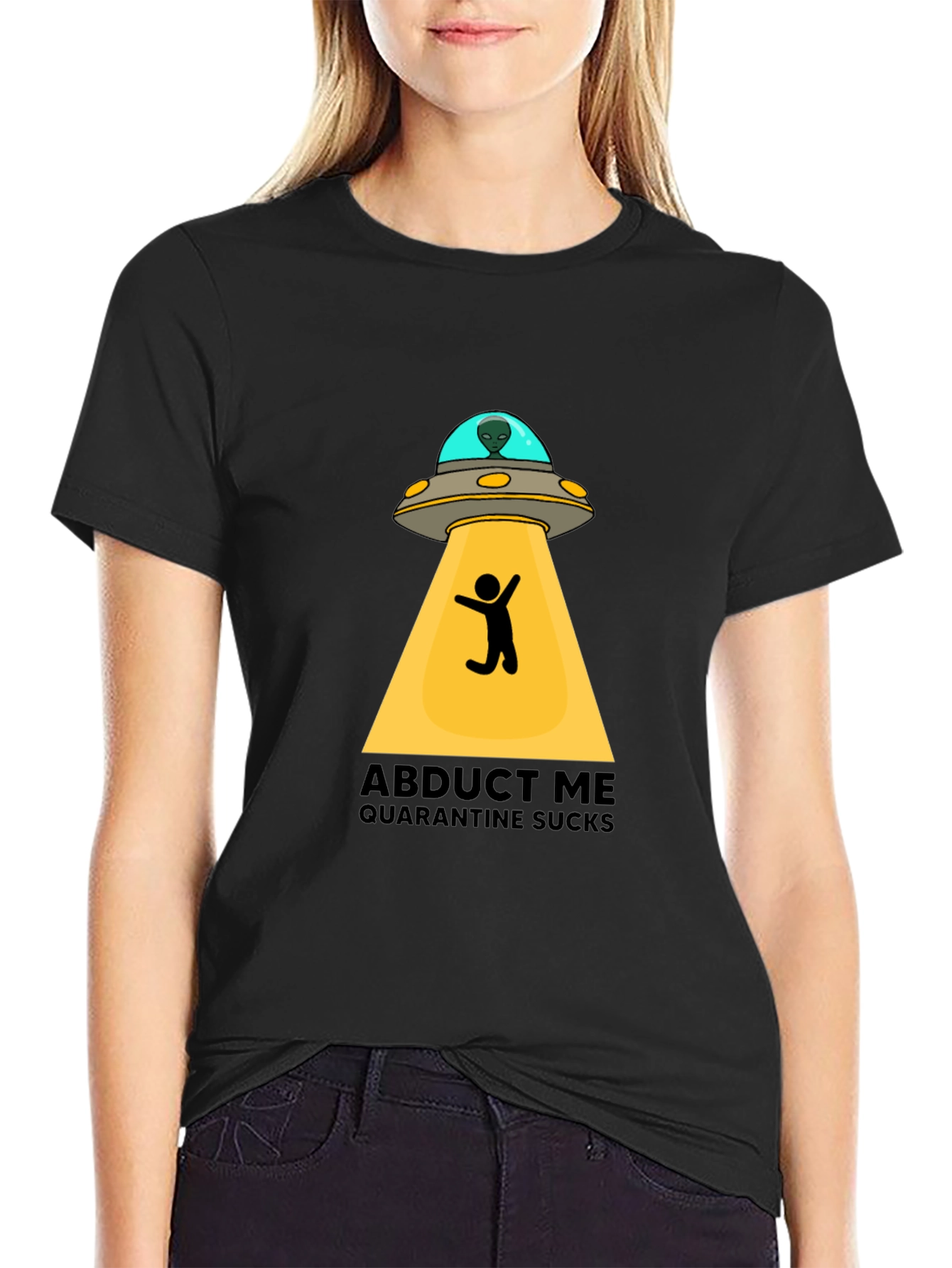 Abduct Me Quarantine Sucks T-Shirt