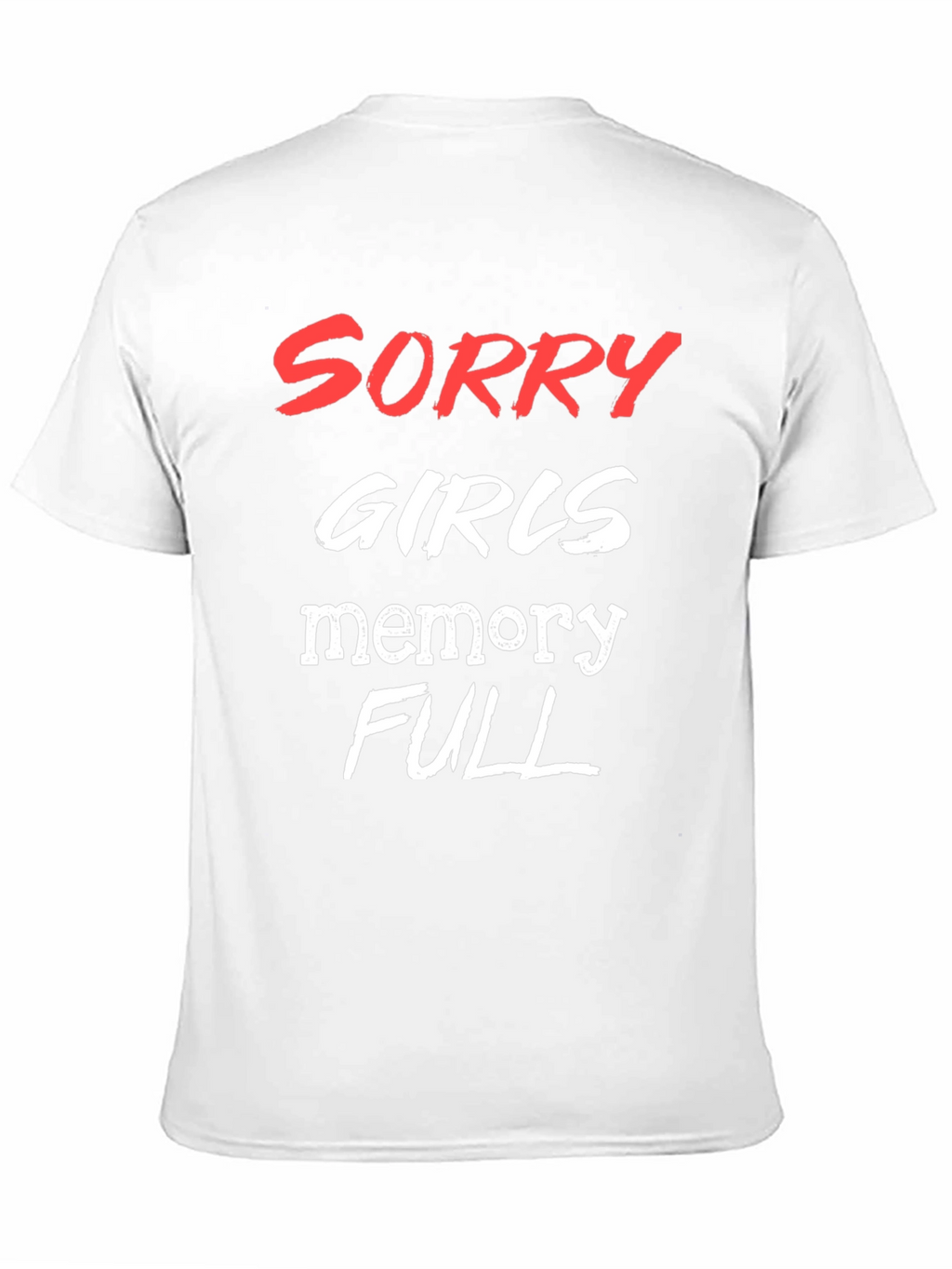 Funny Mens Memory Full Graphic Tee