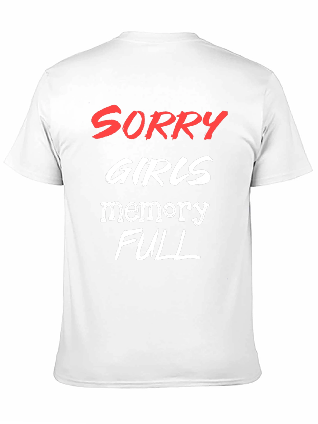 Funny Mens Memory Full Graphic Tee