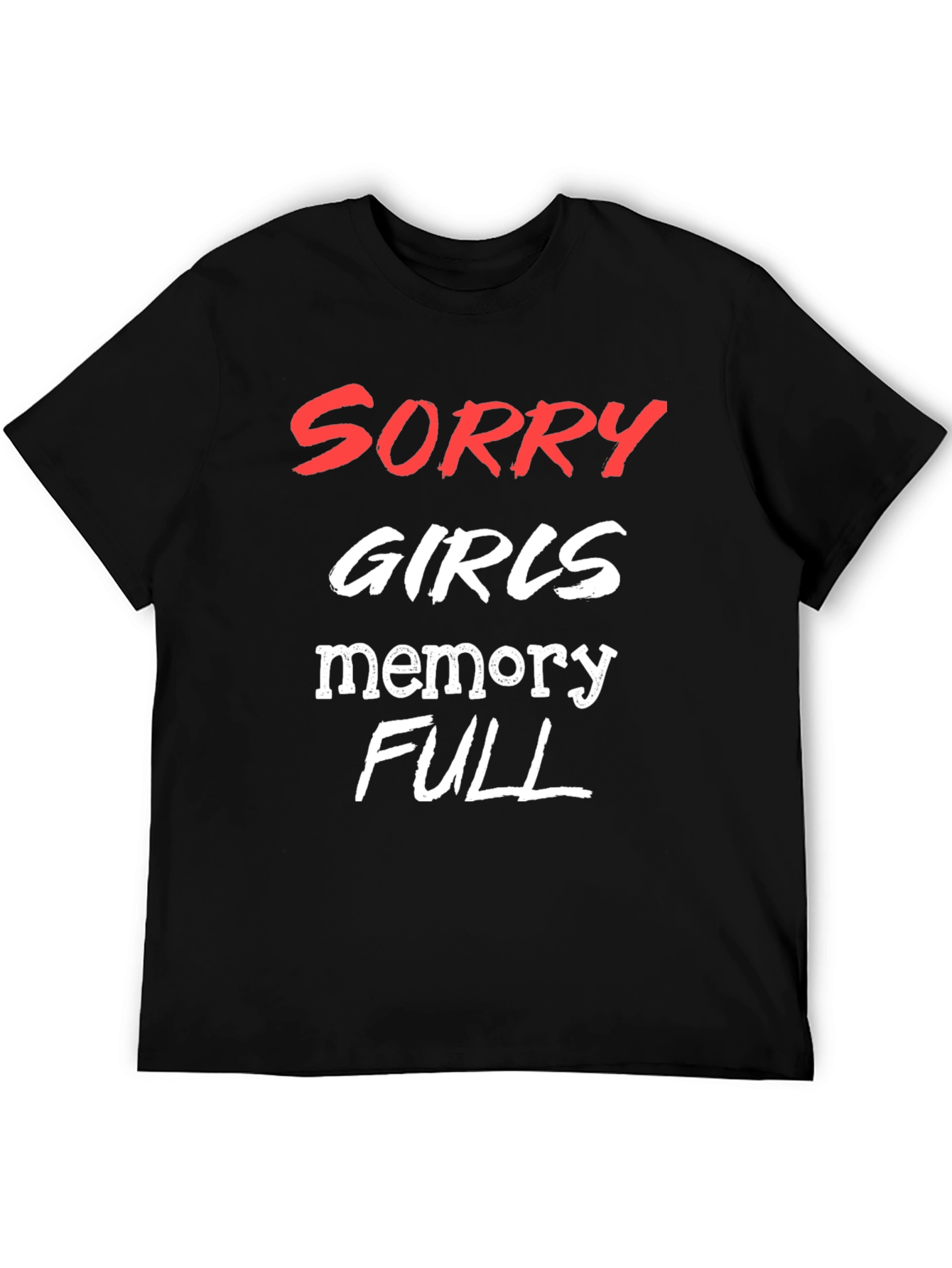 Funny Mens Memory Full Graphic Tee
