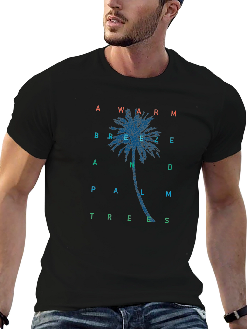 Warm Breeze Palm Trees T-Shirt