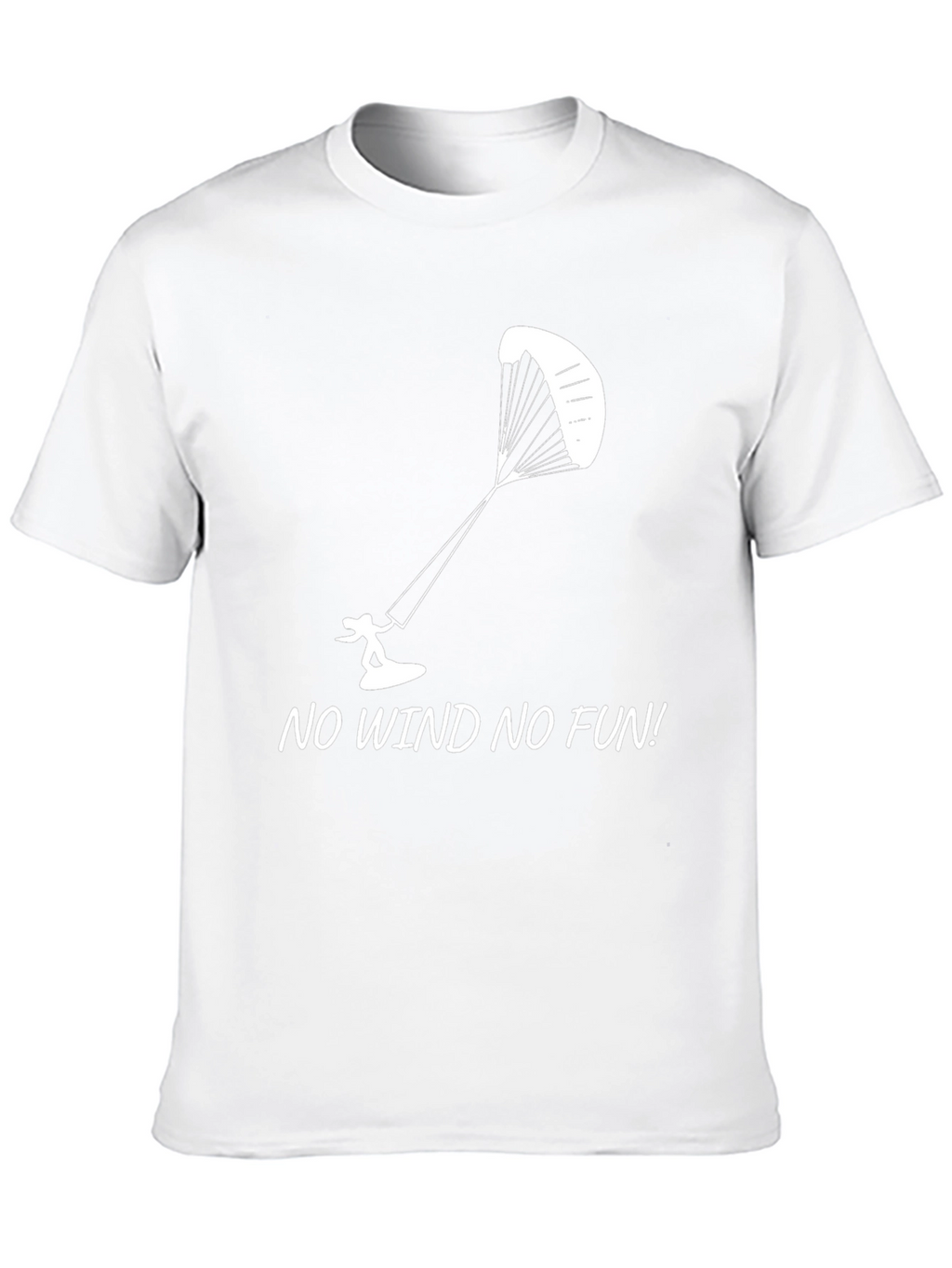 Kitesurfing T-Shirt - No Wind No Fun