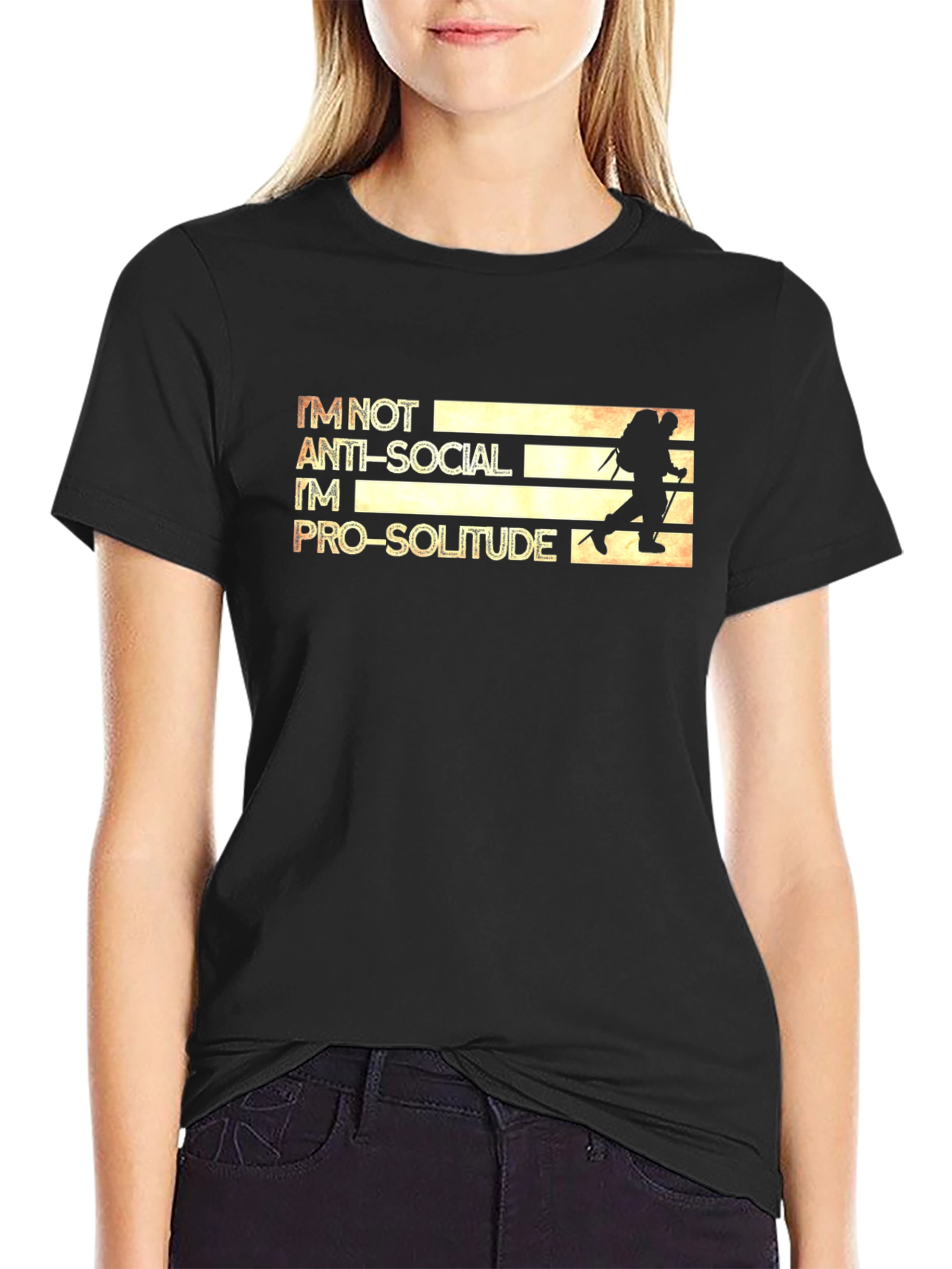 Anti-Social Pro-Solitude Graphic Tee